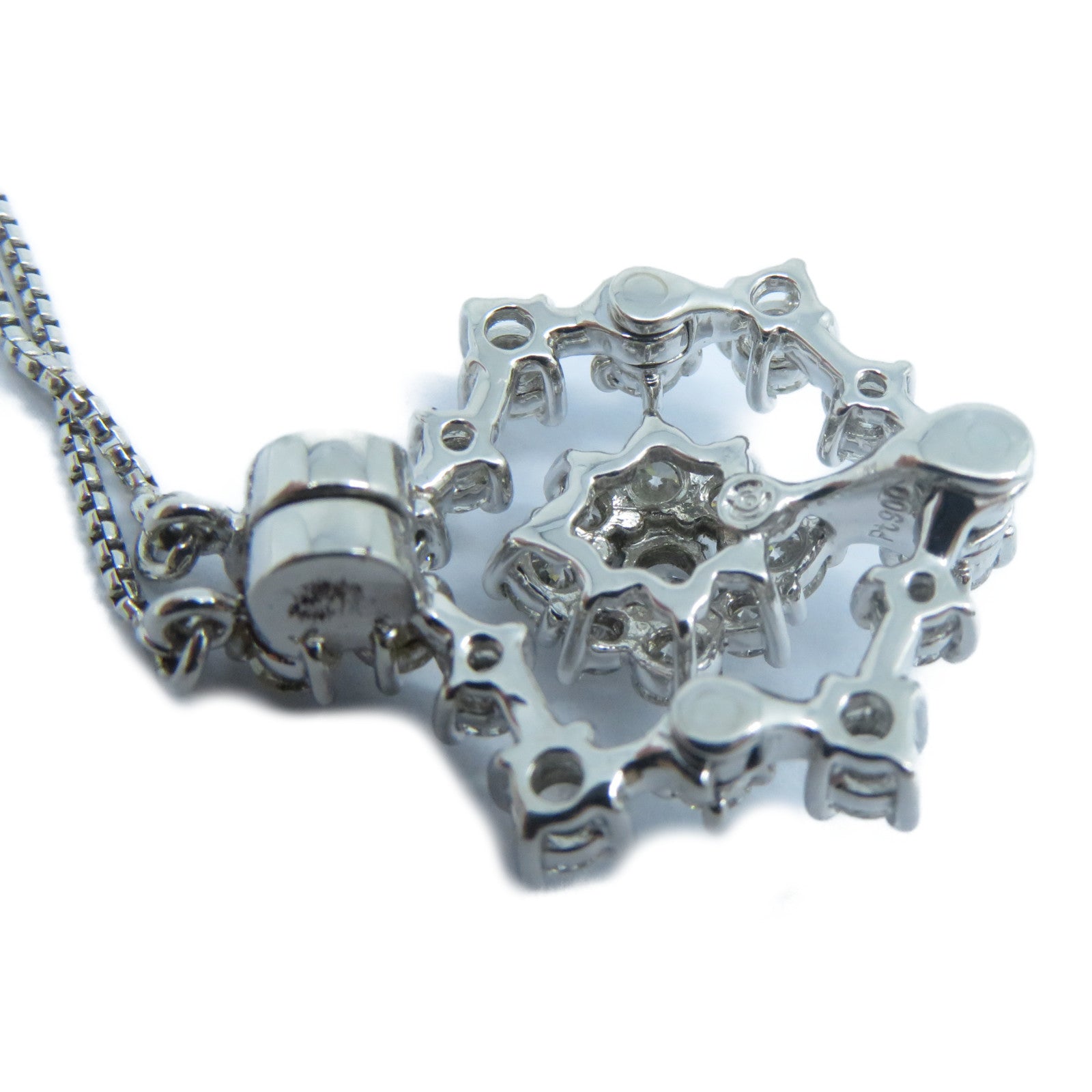 JEWELRY 【激減優惠】PT900鉑金1.00ct Diamond Necklace鑽石項鍊