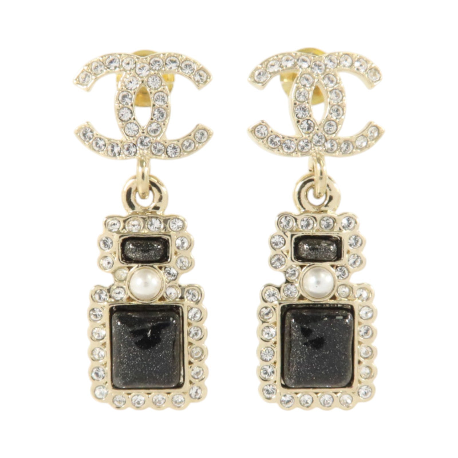 CHANEL PVC/金屬Earrings耳環