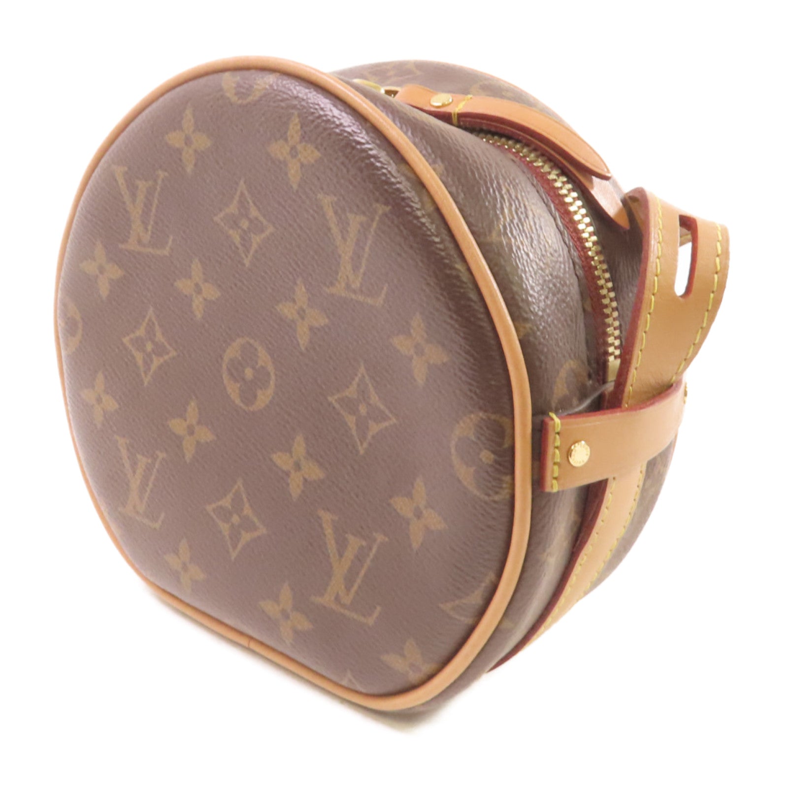 LOUIS VUITTON Monogram Boite Chapeau Souple Shoulder Bag金扣肩背袋啡色