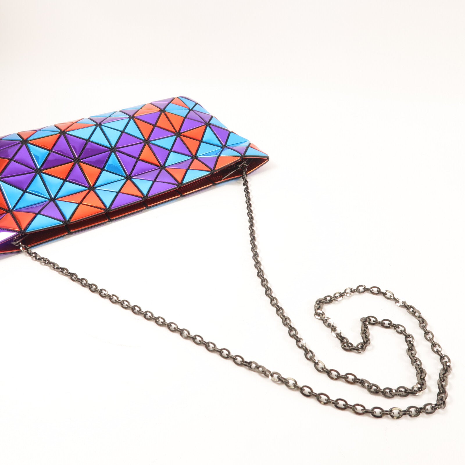 BAO BAO ISSEYMIYAKE PVC Chain Shoulder鏈帶肩背袋
