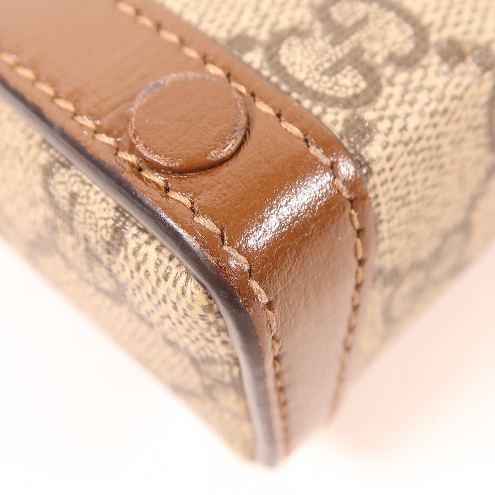 GUCCI 塗層帆布Horsebit 1955 Phone Bag肩背袋