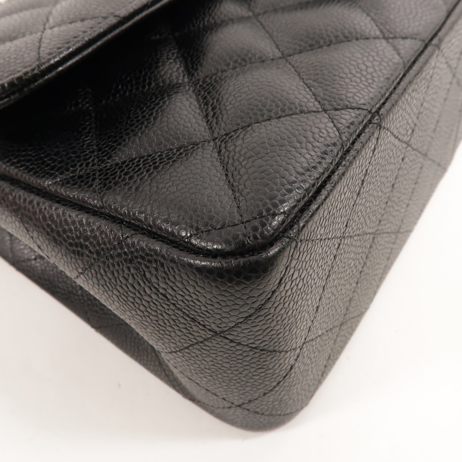 CHANEL 牛皮皮革Large Classic鏈帶肩背袋