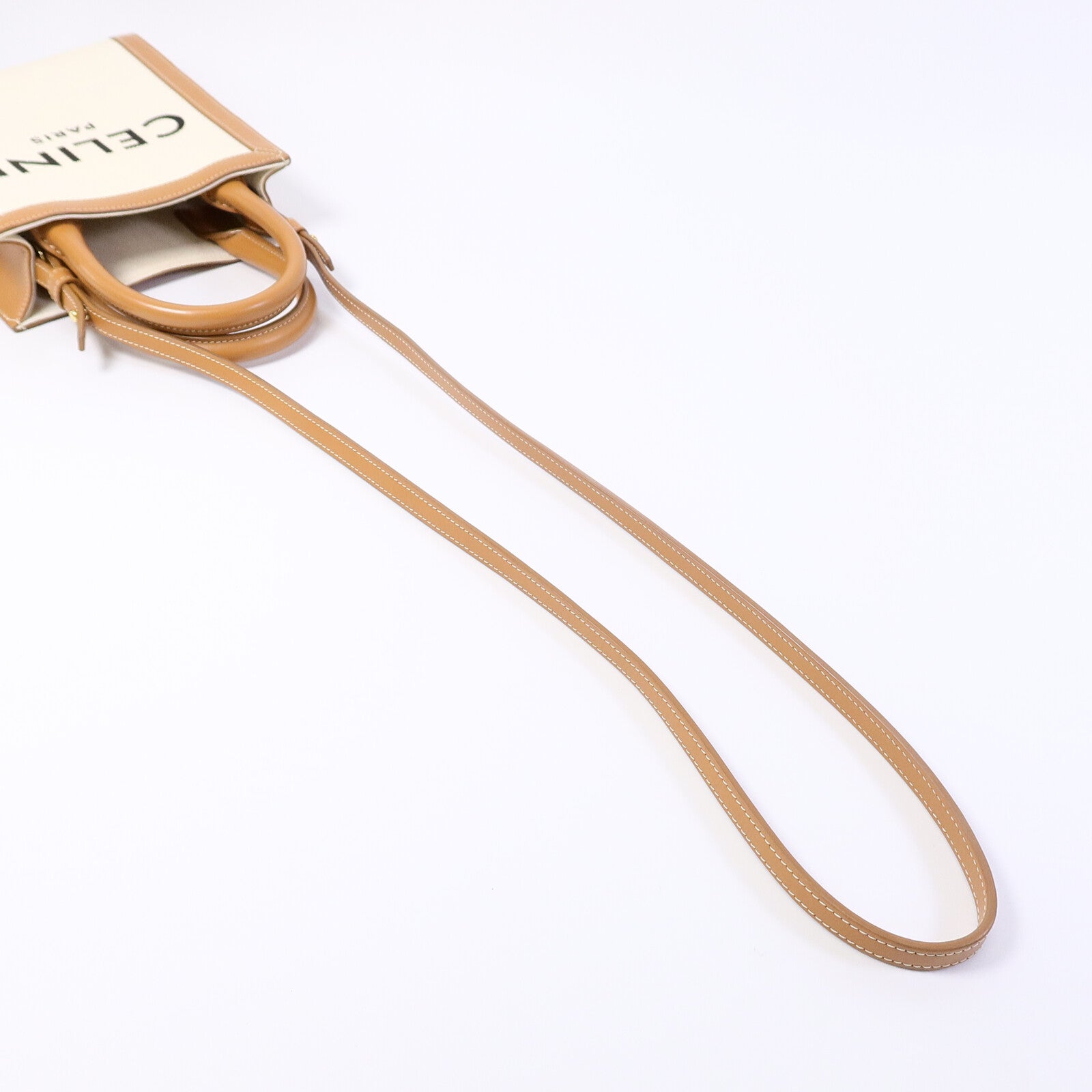 CELINE 帆布Mini Vertical Cabas手挽肩背兩用袋