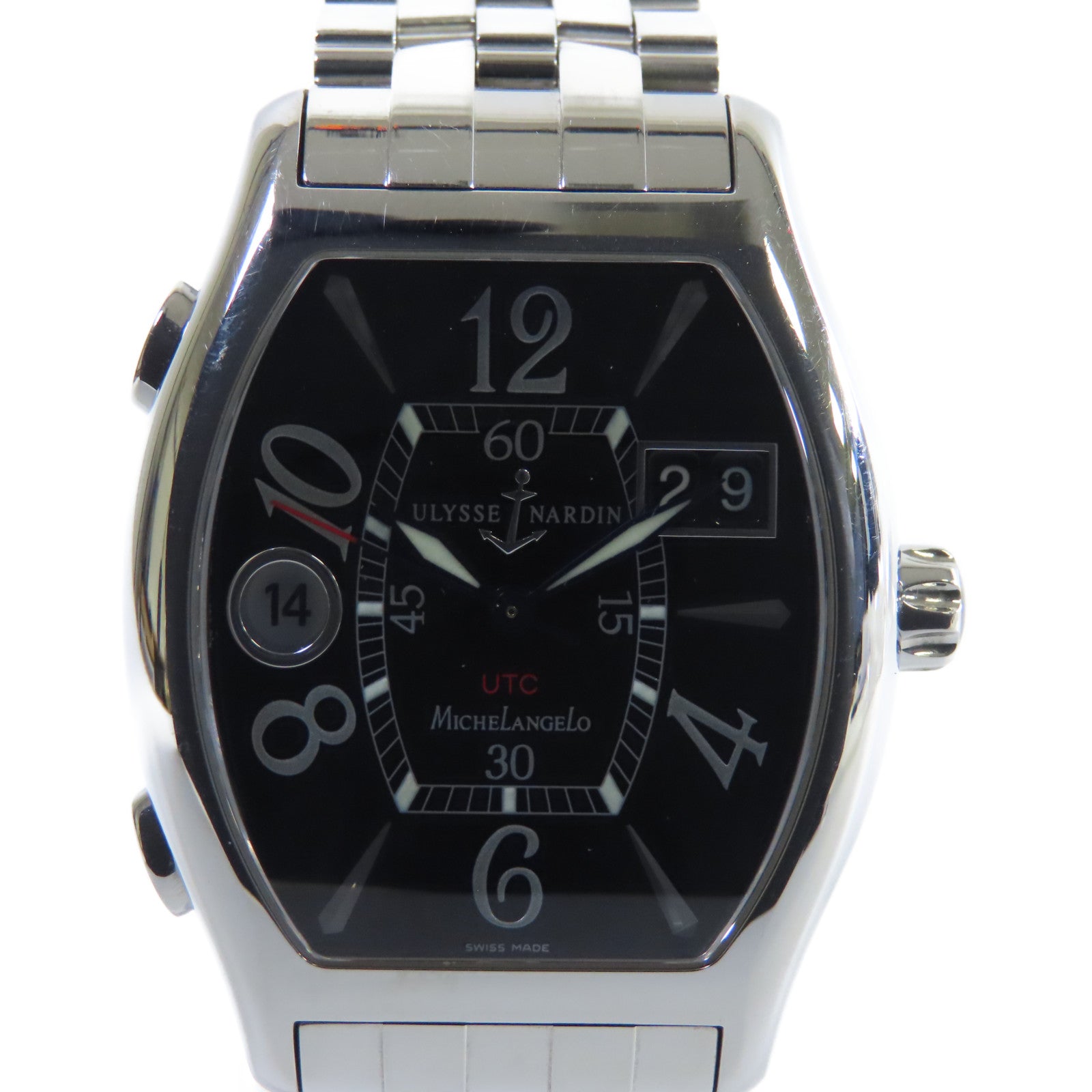 Ulysse Nardin Ulysse Nardin Watch不鏽鋼自動機芯手錶黑色