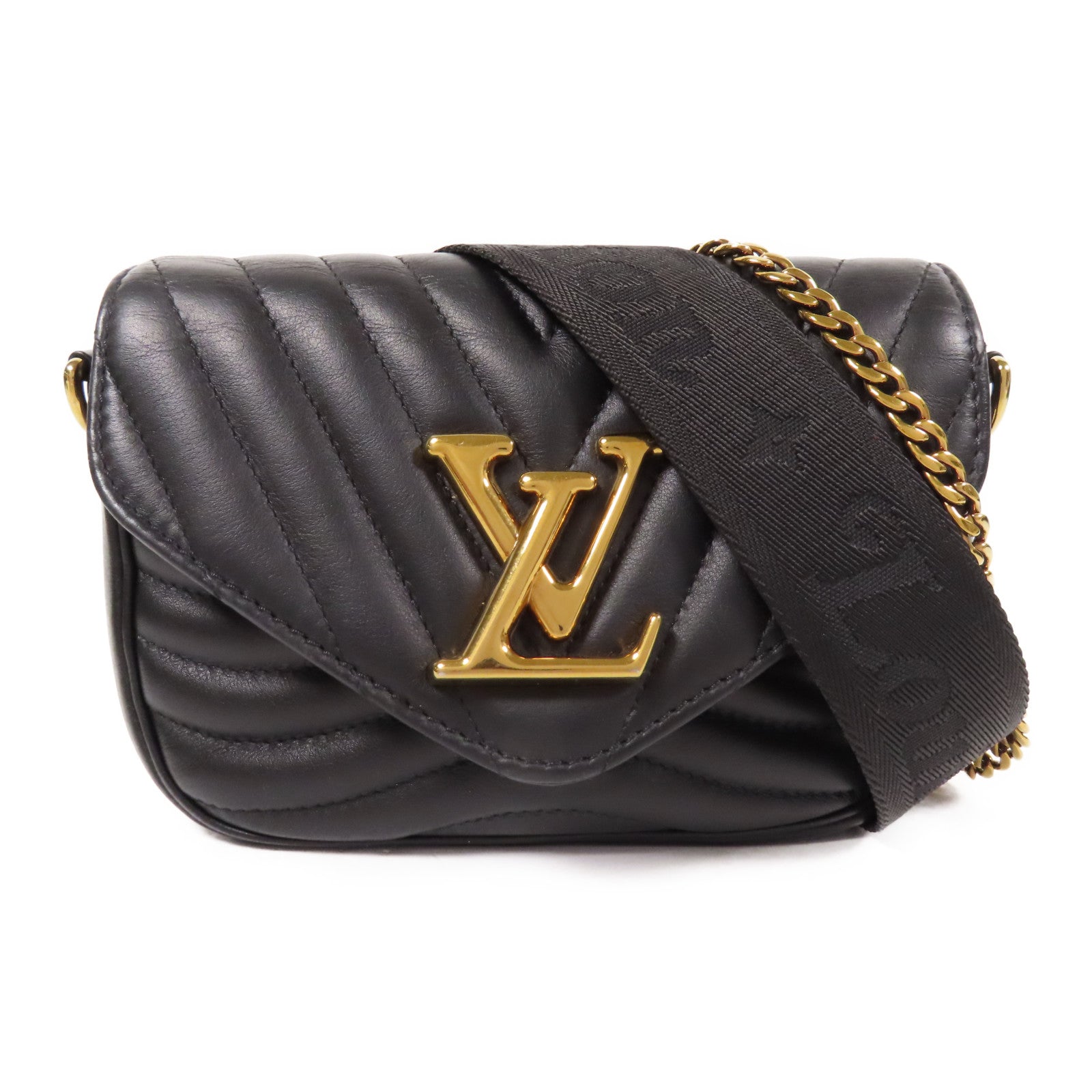 LOUIS VUITTON 牛皮皮革New Wave金扣手挽肩背兩用袋