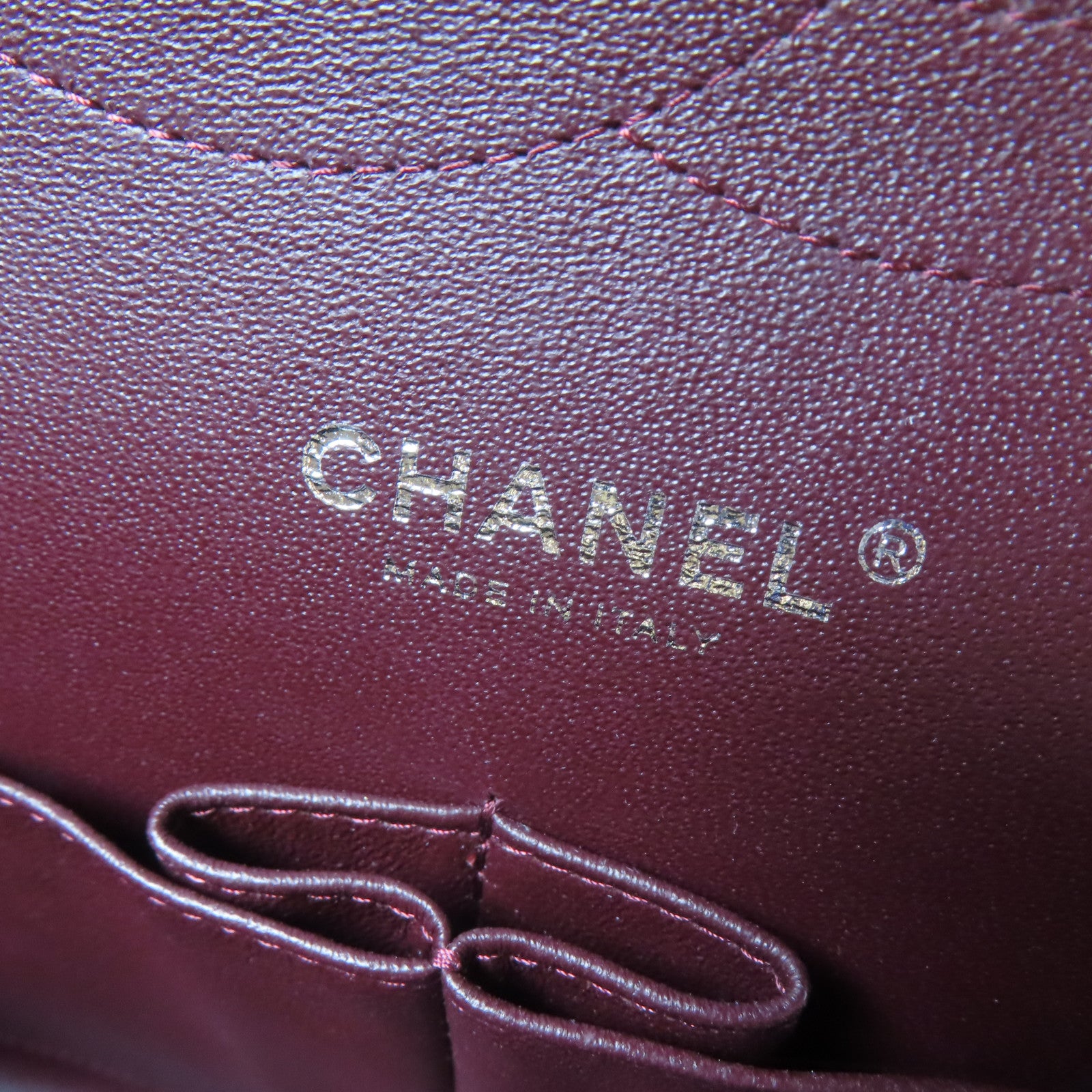 CHANEL 菱格羊皮皮革Jumbo銀扣鏈帶肩背袋黑色