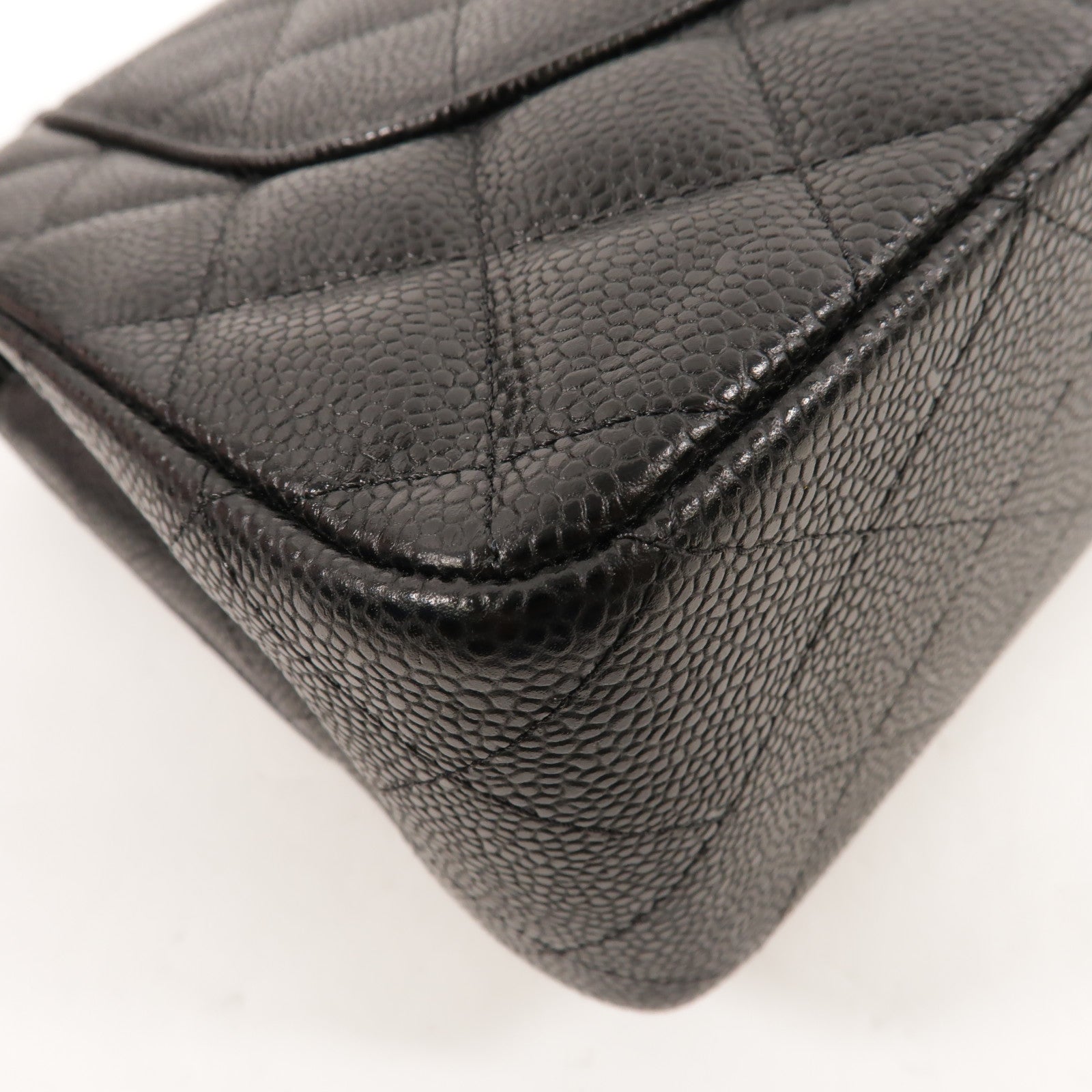CHANEL 牛皮皮革Large Classic鏈帶肩背袋
