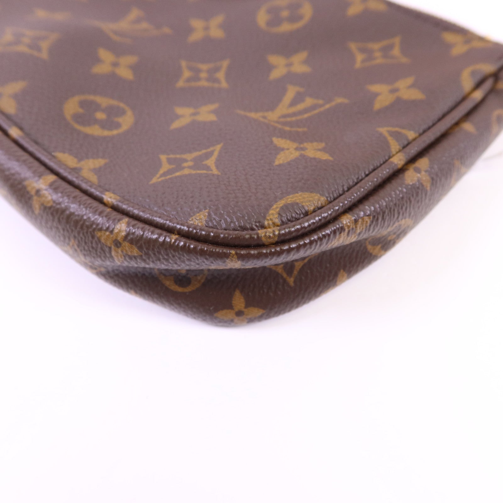 LOUIS VUITTON Monogram Multi Pochette Accessories金扣鏈帶手挽肩背兩用袋