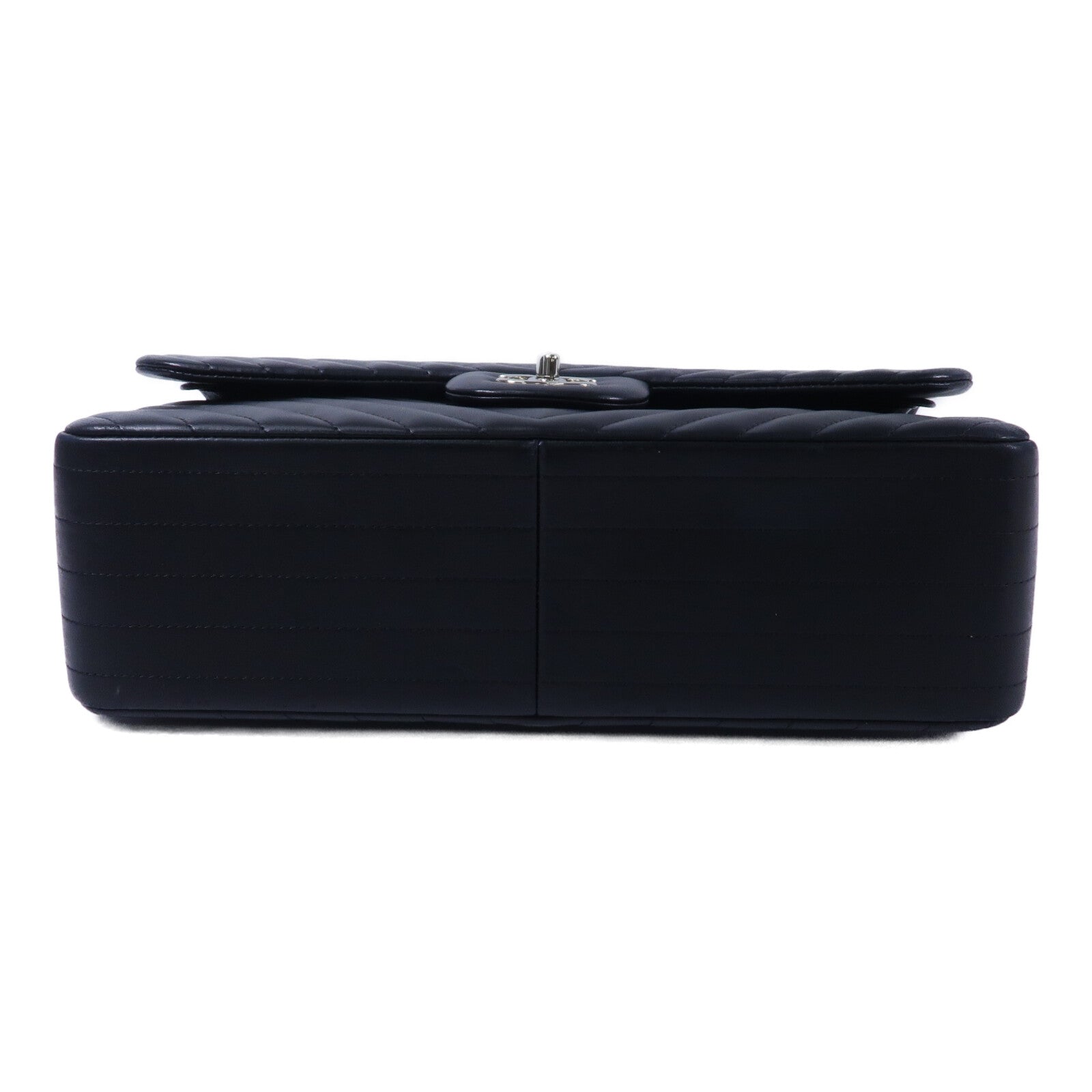 CHANEL 羊皮皮革Chevron Classic Flap Bag鏈帶肩背袋