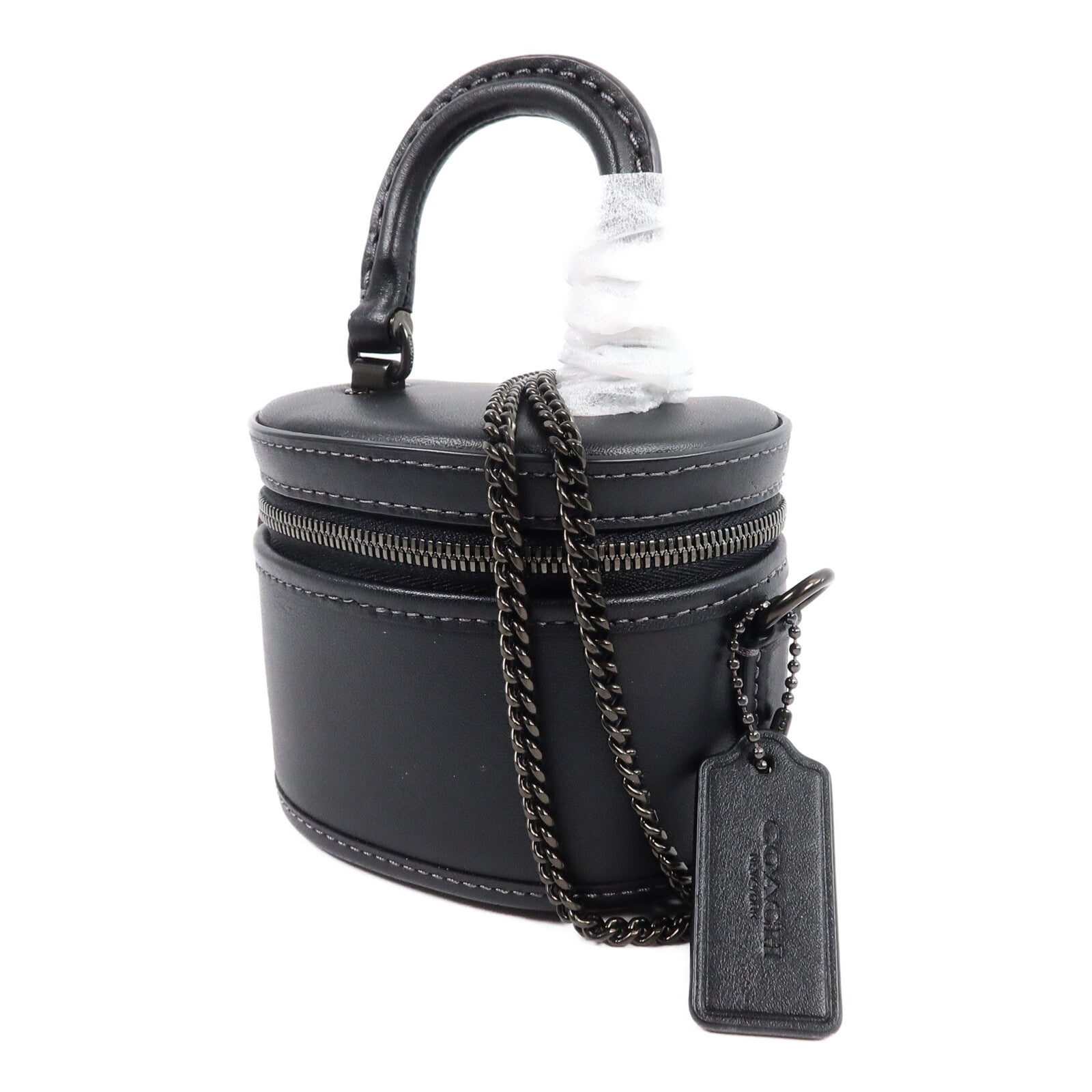 COACH 牛皮皮革Mini Trail 12手挽肩背兩用袋