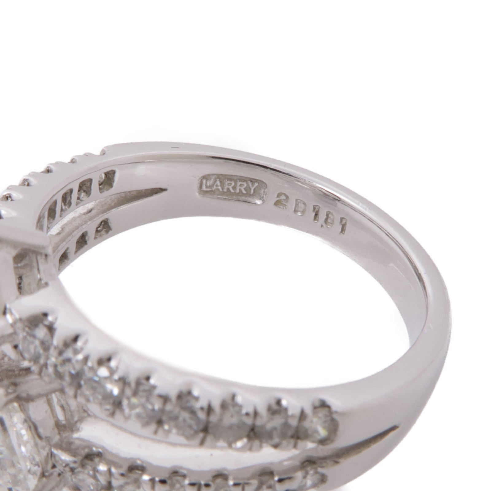 JEWELRY 18K白金Diamond Ring鑽石戒指US#6.25