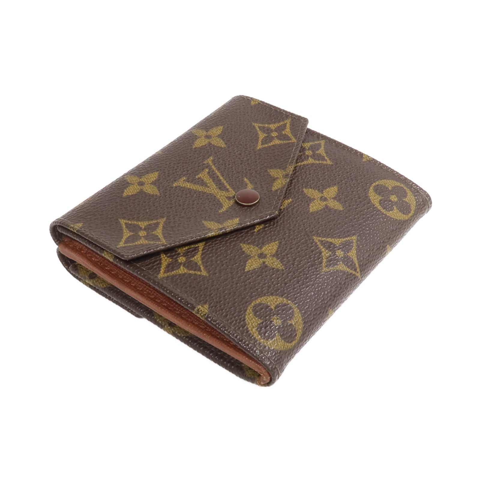 LOUIS VUITTON Monogram Porte Monnaie Carte Credit金扣錢包