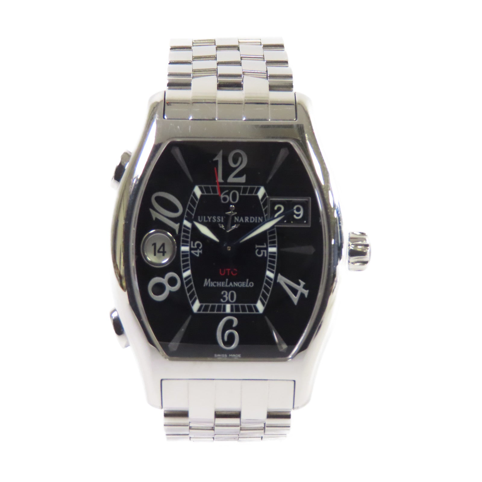 Ulysse Nardin Ulysse Nardin Watch不鏽鋼自動機芯手錶黑色