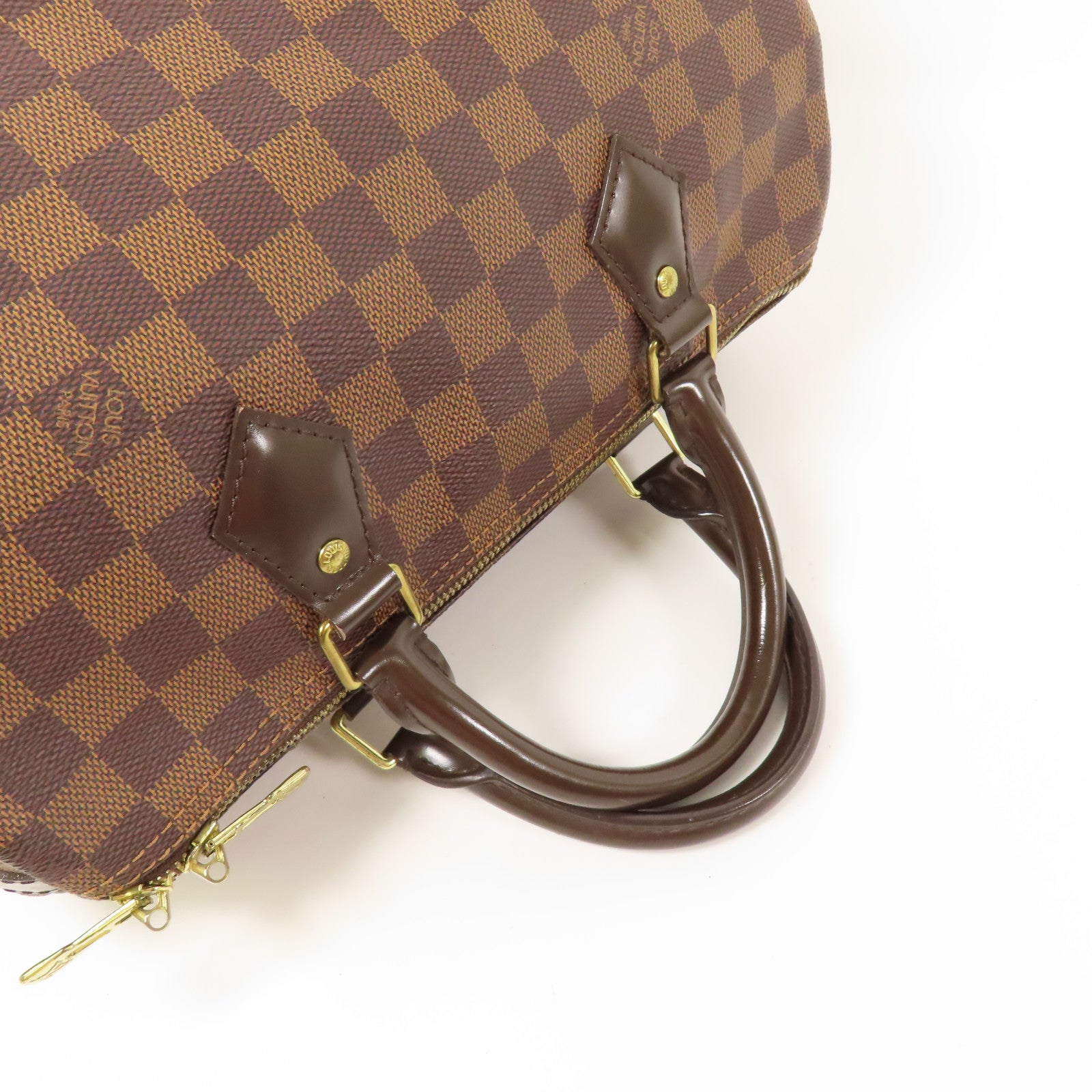 LOUIS VUITTON LV GHW Speedy 30 Handbag N41183 Damier Ebene Brown