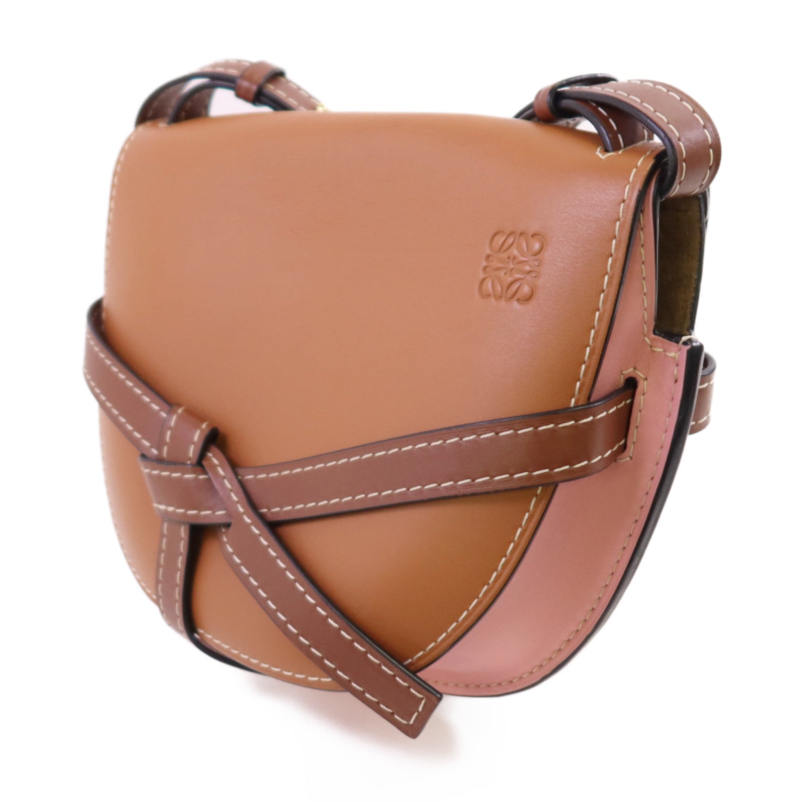 LOEWE 牛皮皮革Gate Small Bag金扣肩背袋