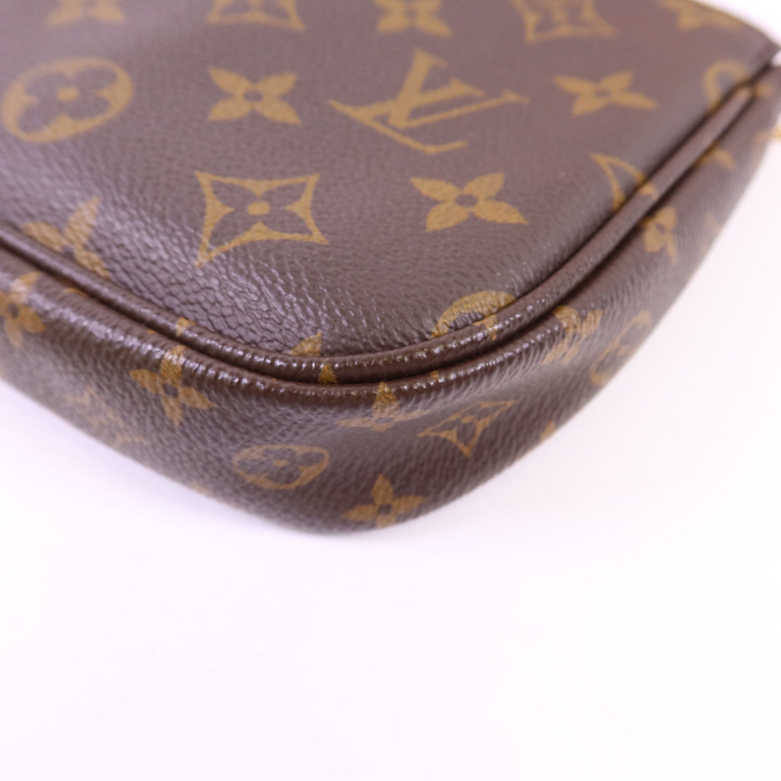 LOUIS VUITTON Monogram Multi Pochette Accessories金扣鏈帶手挽肩背兩用袋
