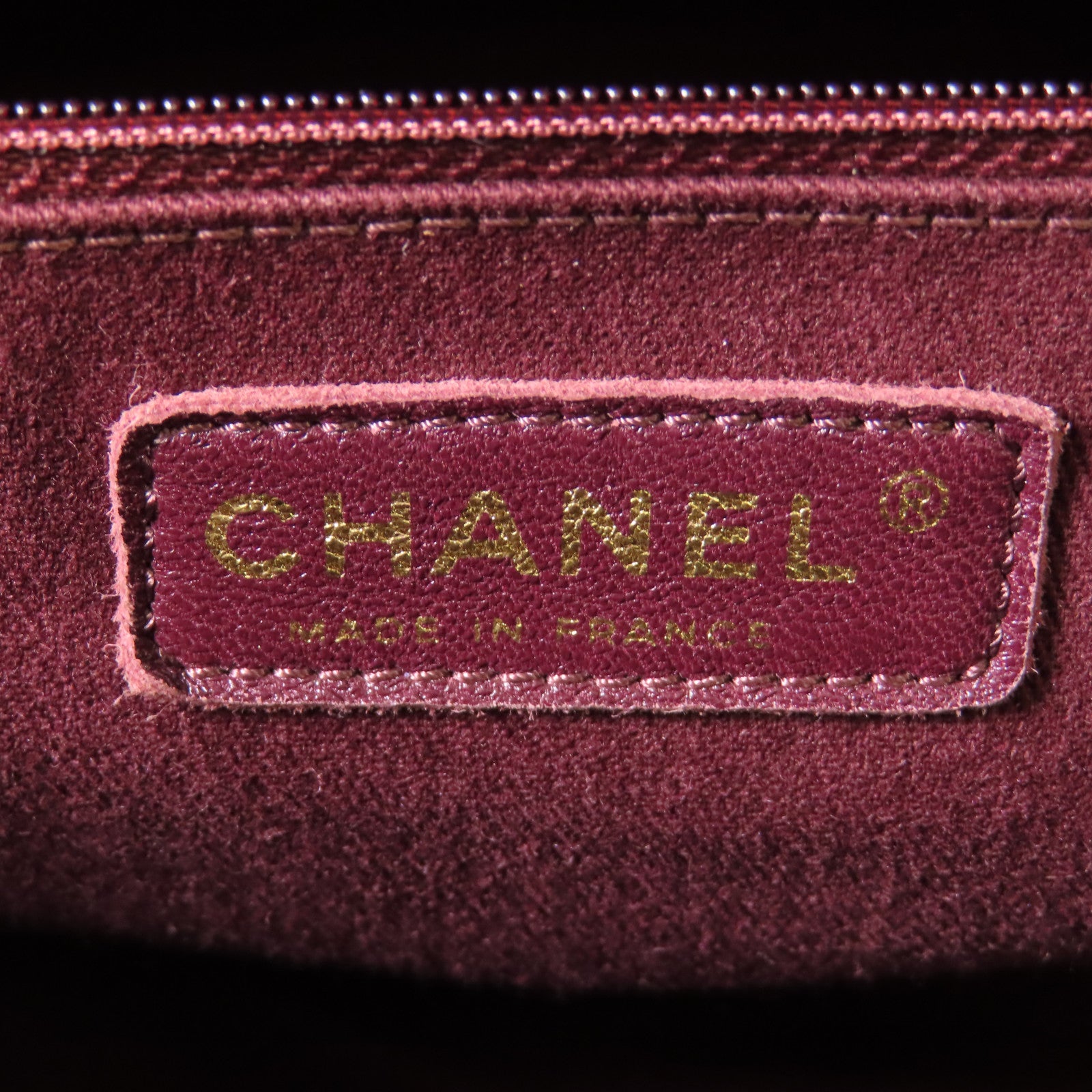 CHANEL 牛皮皮革Tote Bag金扣手挽袋