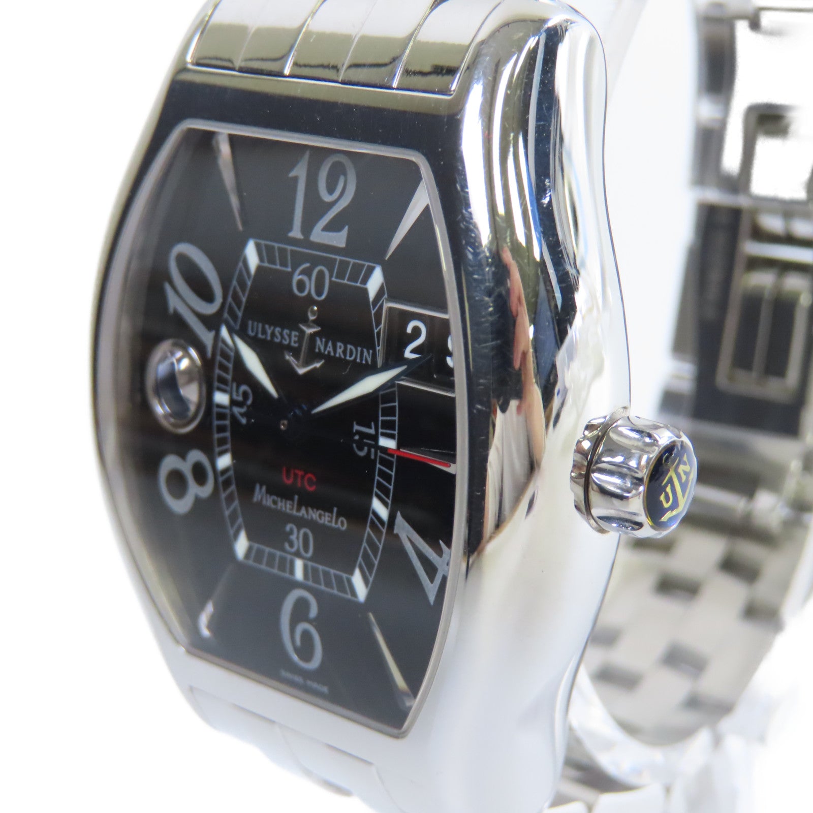 Ulysse Nardin Ulysse Nardin Watch不鏽鋼自動機芯手錶黑色
