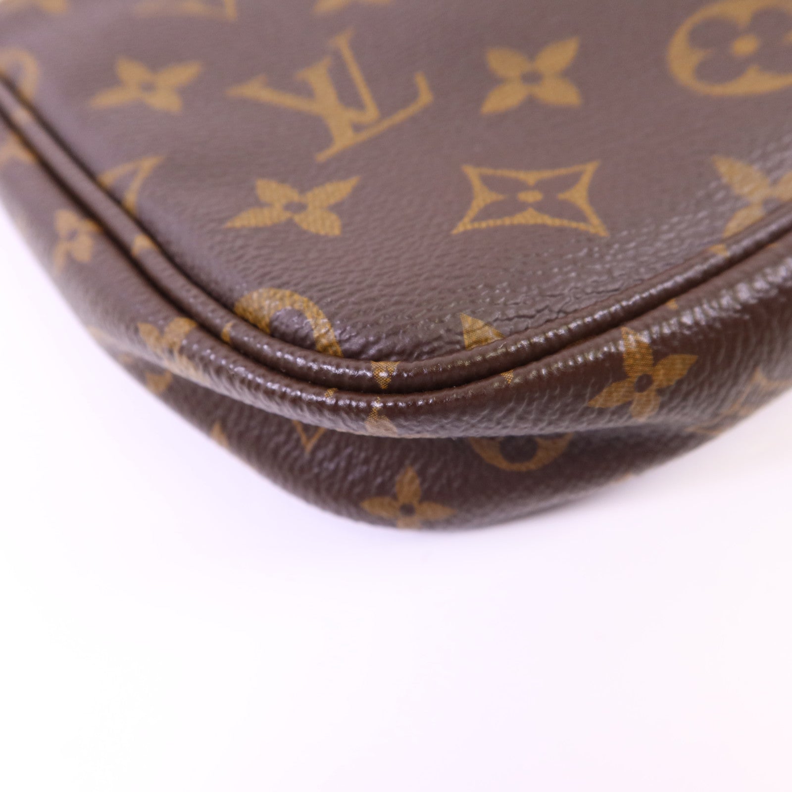 LOUIS VUITTON Monogram Multi Pochette Accessories金扣鏈帶手挽肩背兩用袋