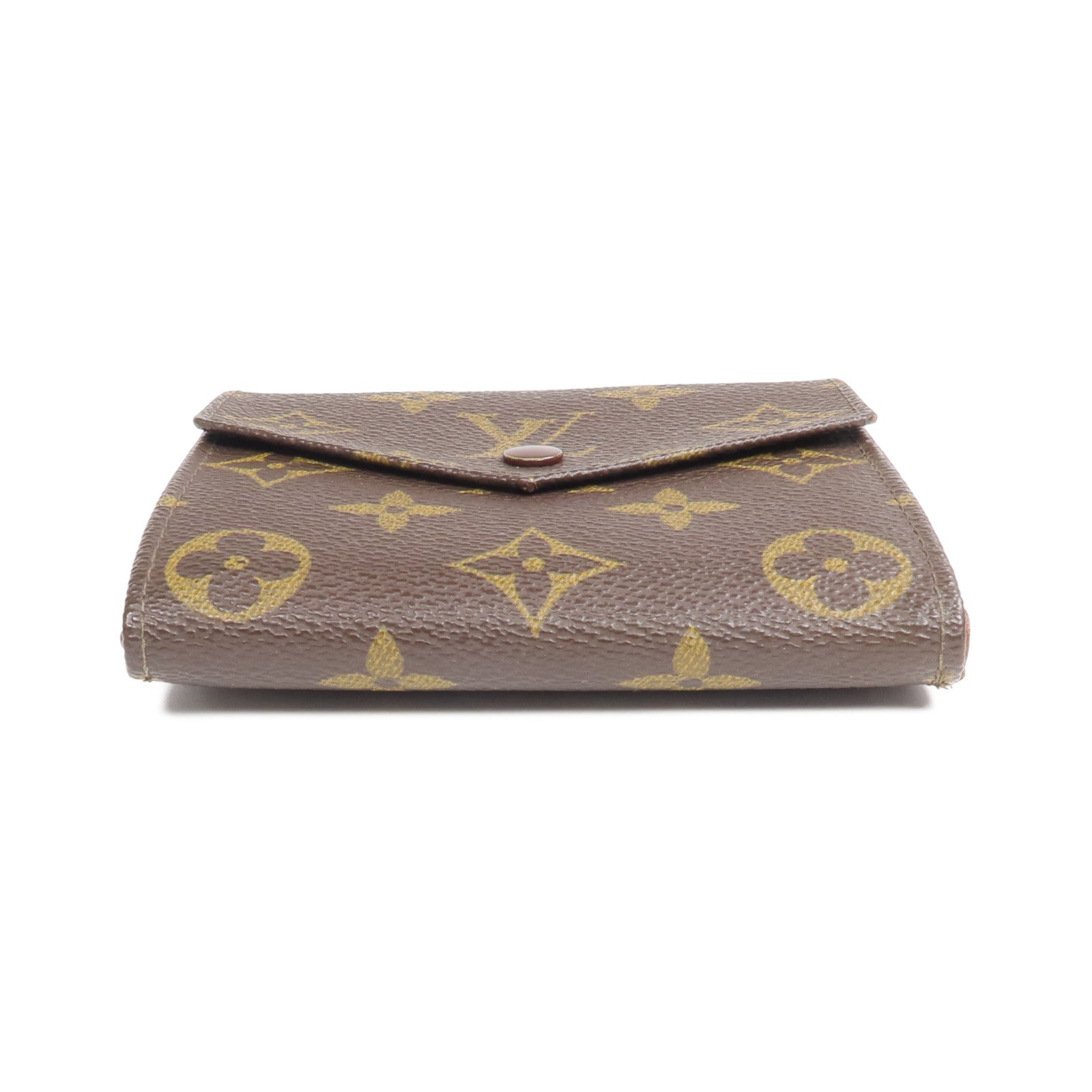 LOUIS VUITTON Monogram Porte Monnaie Carte Credit金扣錢包