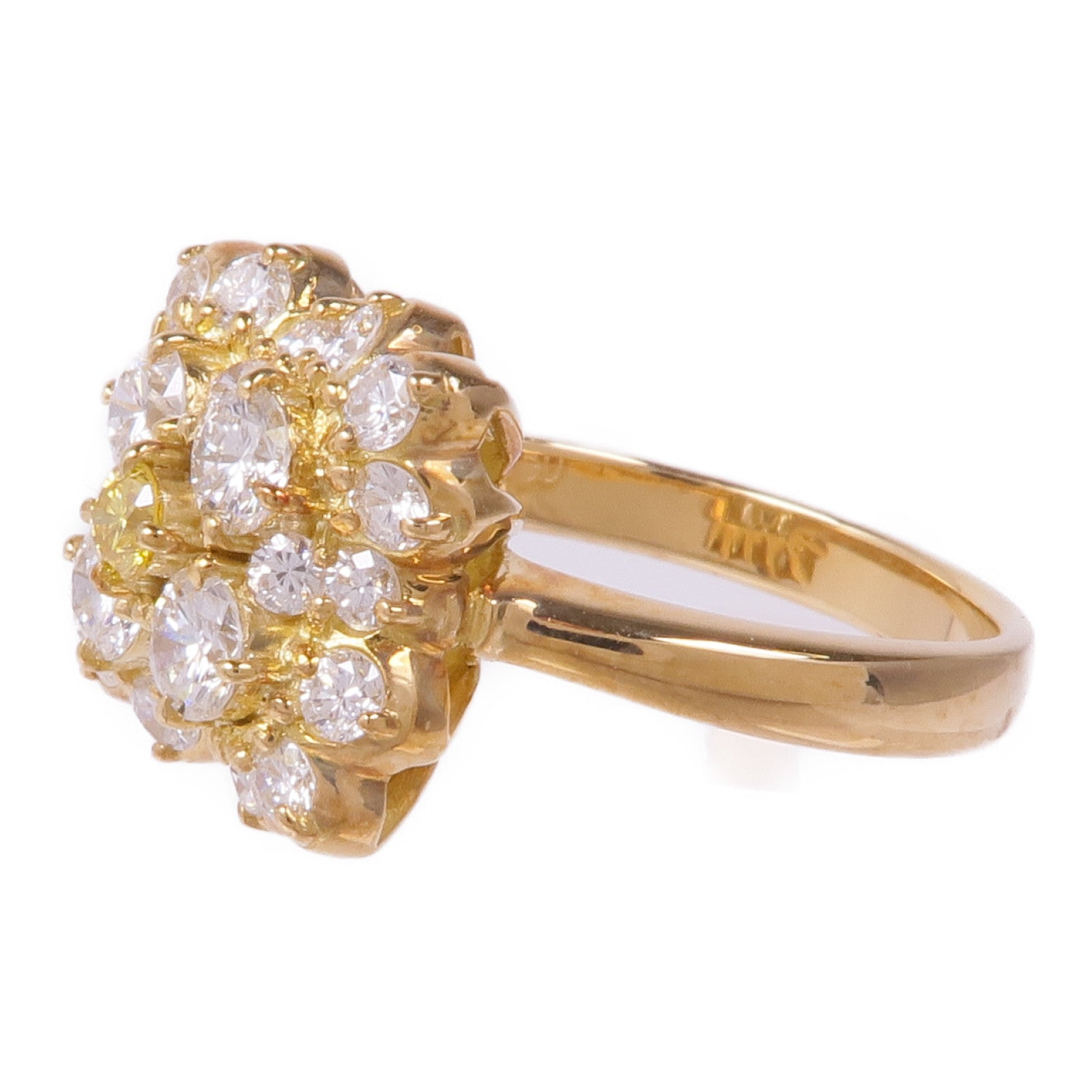 JEWELRY 18K黃金Diamond Ring鑽石戒指US#5.5