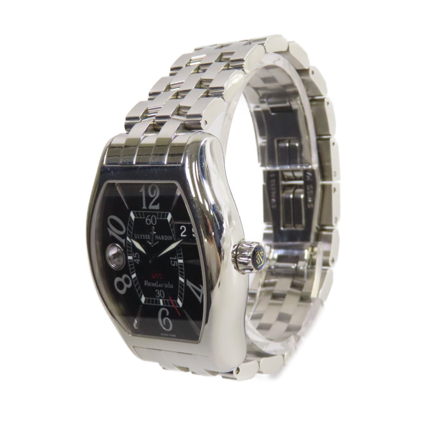 Ulysse Nardin Ulysse Nardin Watch不鏽鋼自動機芯手錶黑色