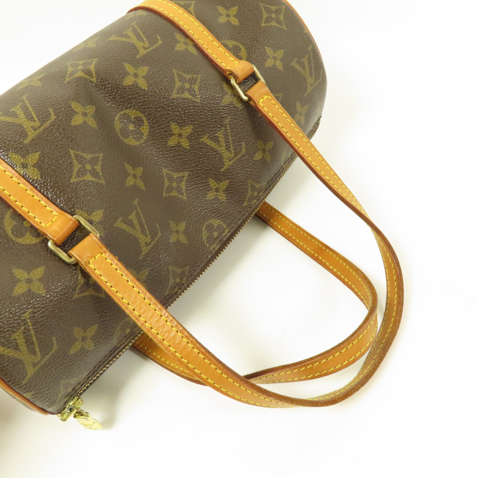 LOUIS VUITTON Monogram Papillon PM金扣手挽袋