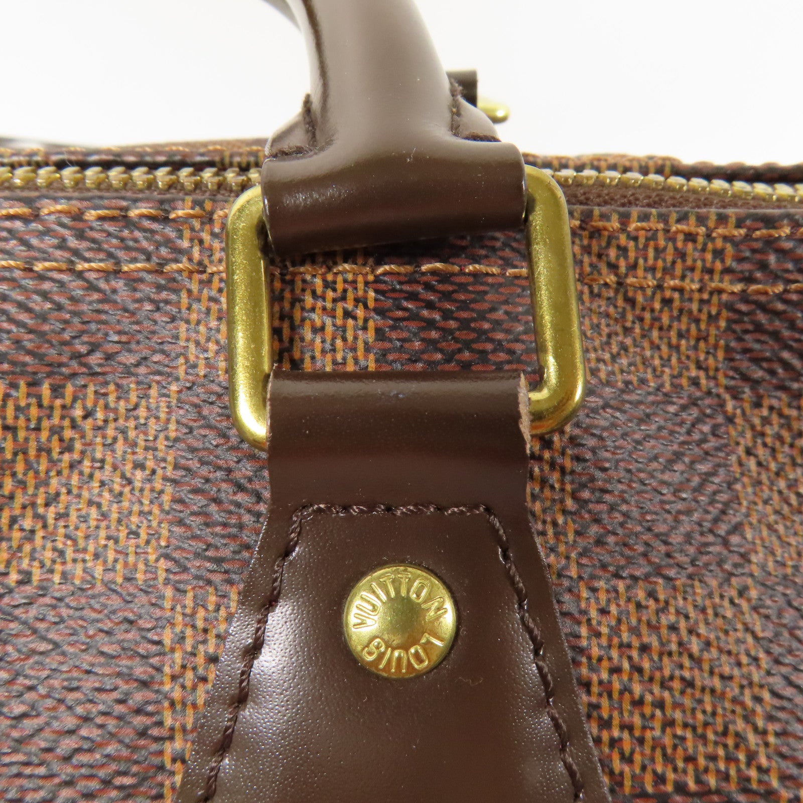 LOUIS VUITTON LV GHW Speedy 30 Handbag N41183 Damier Ebene Brown