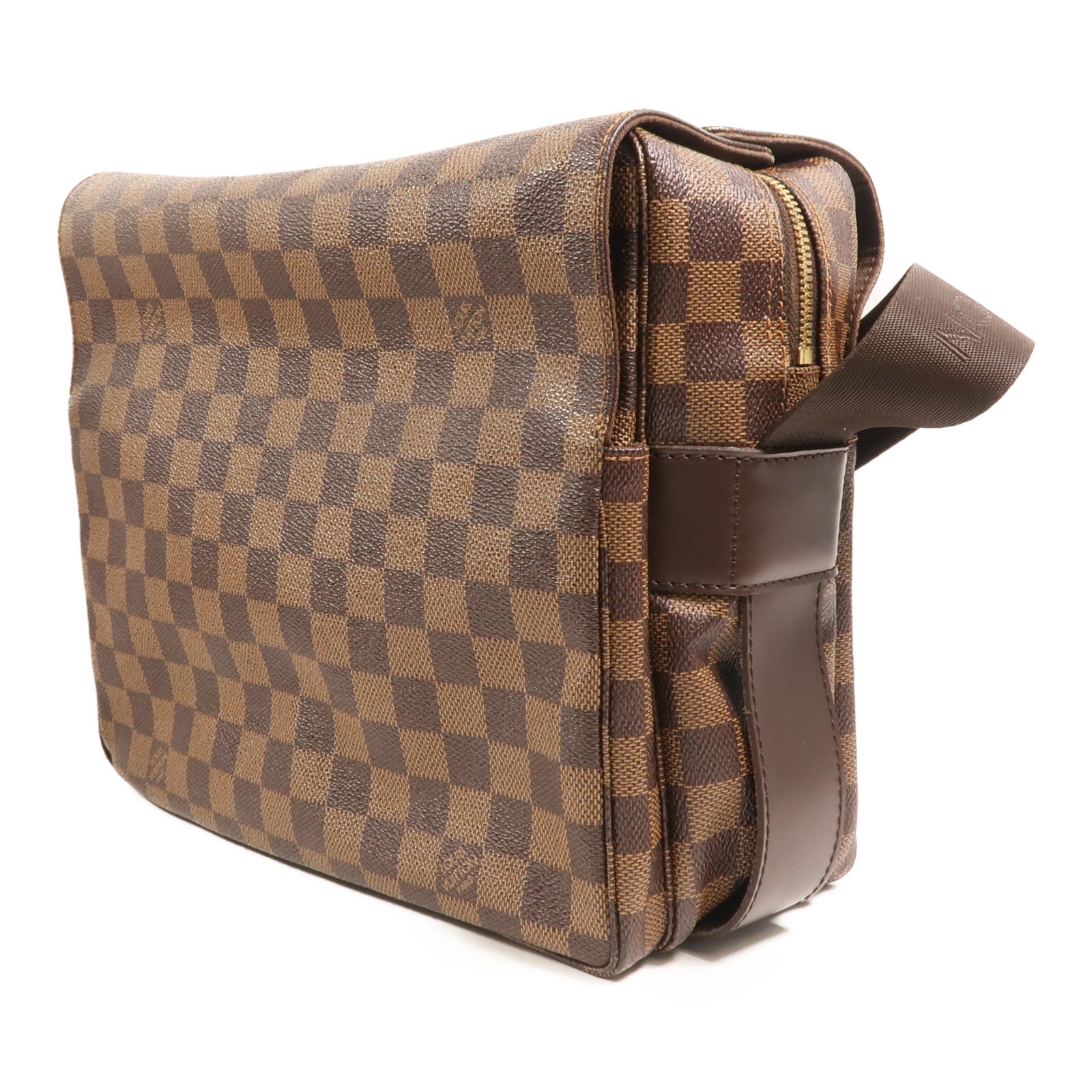 LOUIS VUITTON Damier Naviglio金扣肩背袋