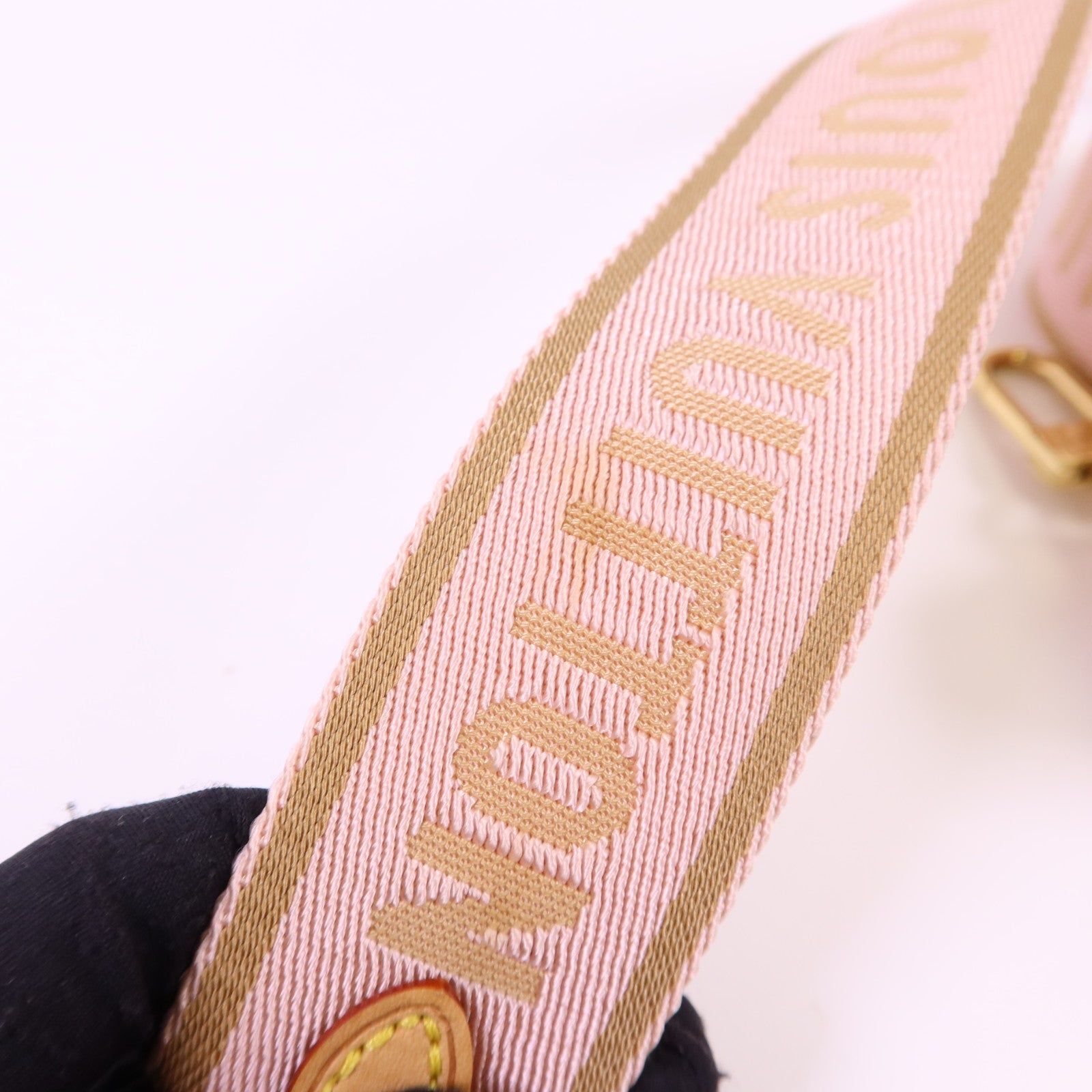 LOUIS VUITTON Monogram Multi Pochette Accessories金扣鏈帶手挽肩背兩用袋