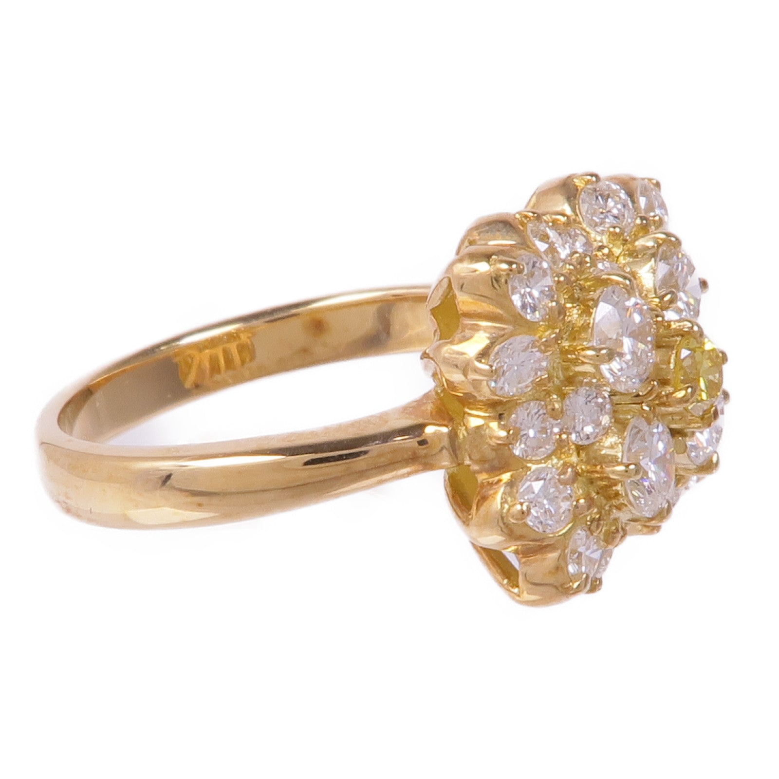 JEWELRY 18K黃金Diamond Ring鑽石戒指US#5.5
