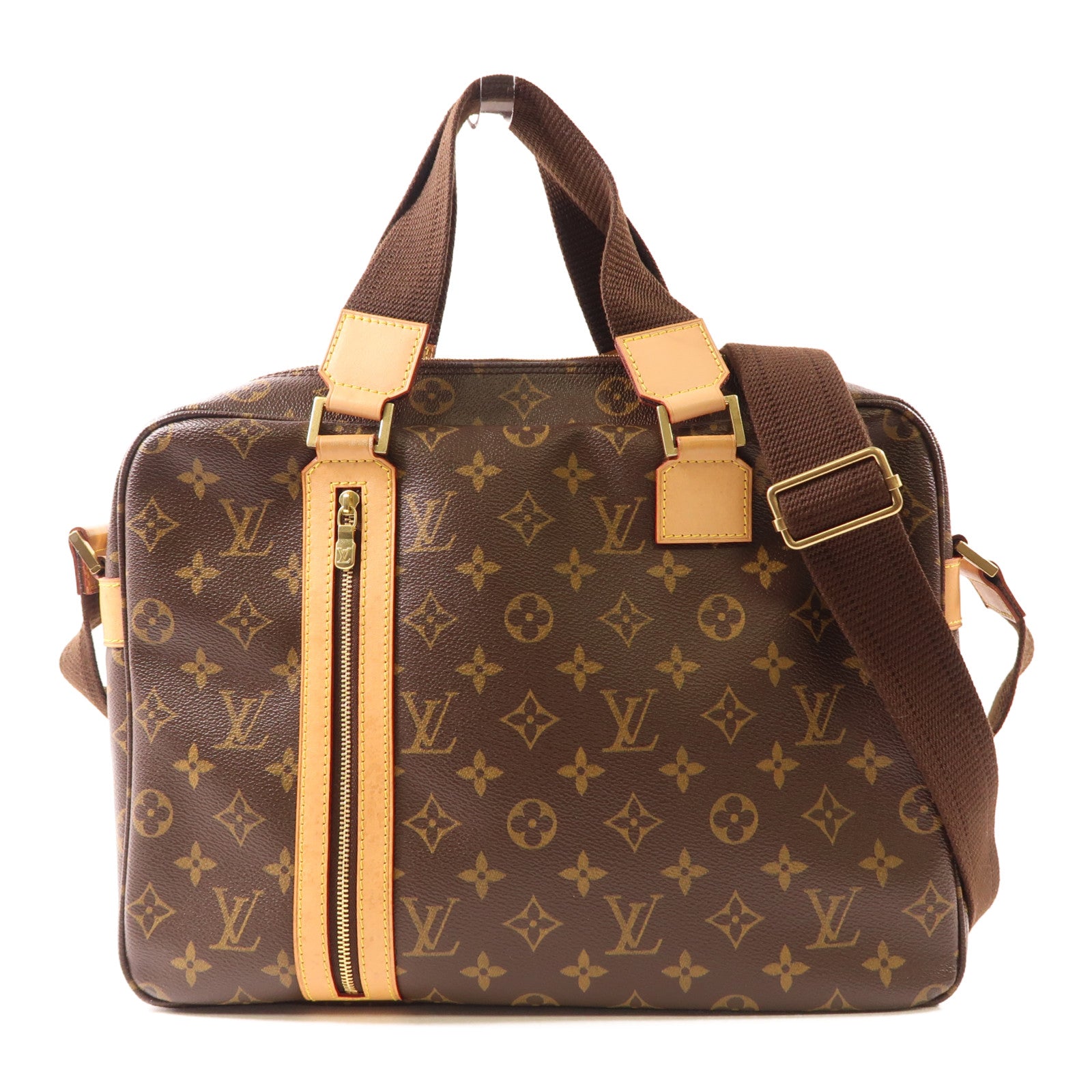 LOUIS VUITTON Monogram Sac Bosphore金扣手挽肩背兩用袋