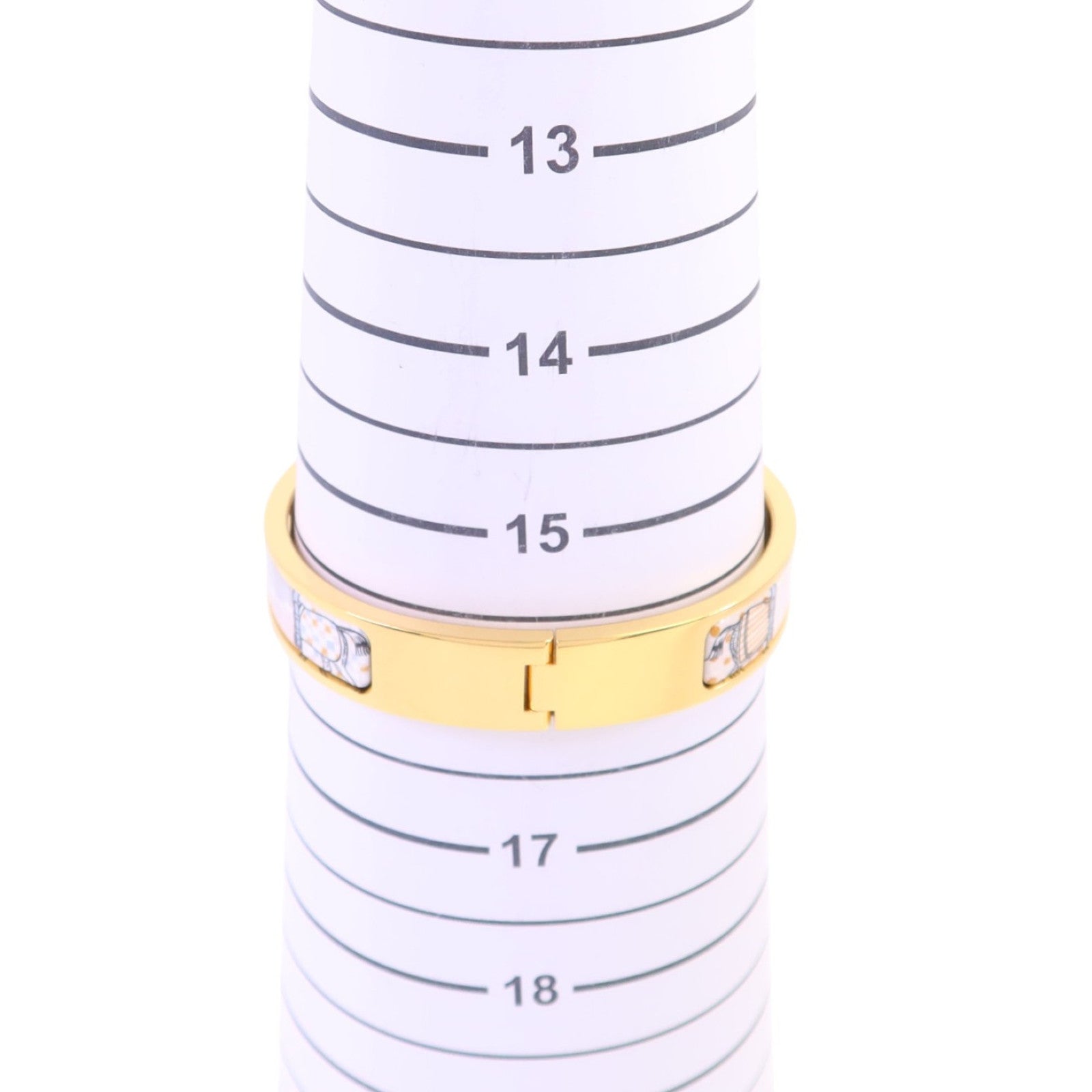 HERMES 金屬/琺瑯Armreif Clic H Bracelet金扣手鏈