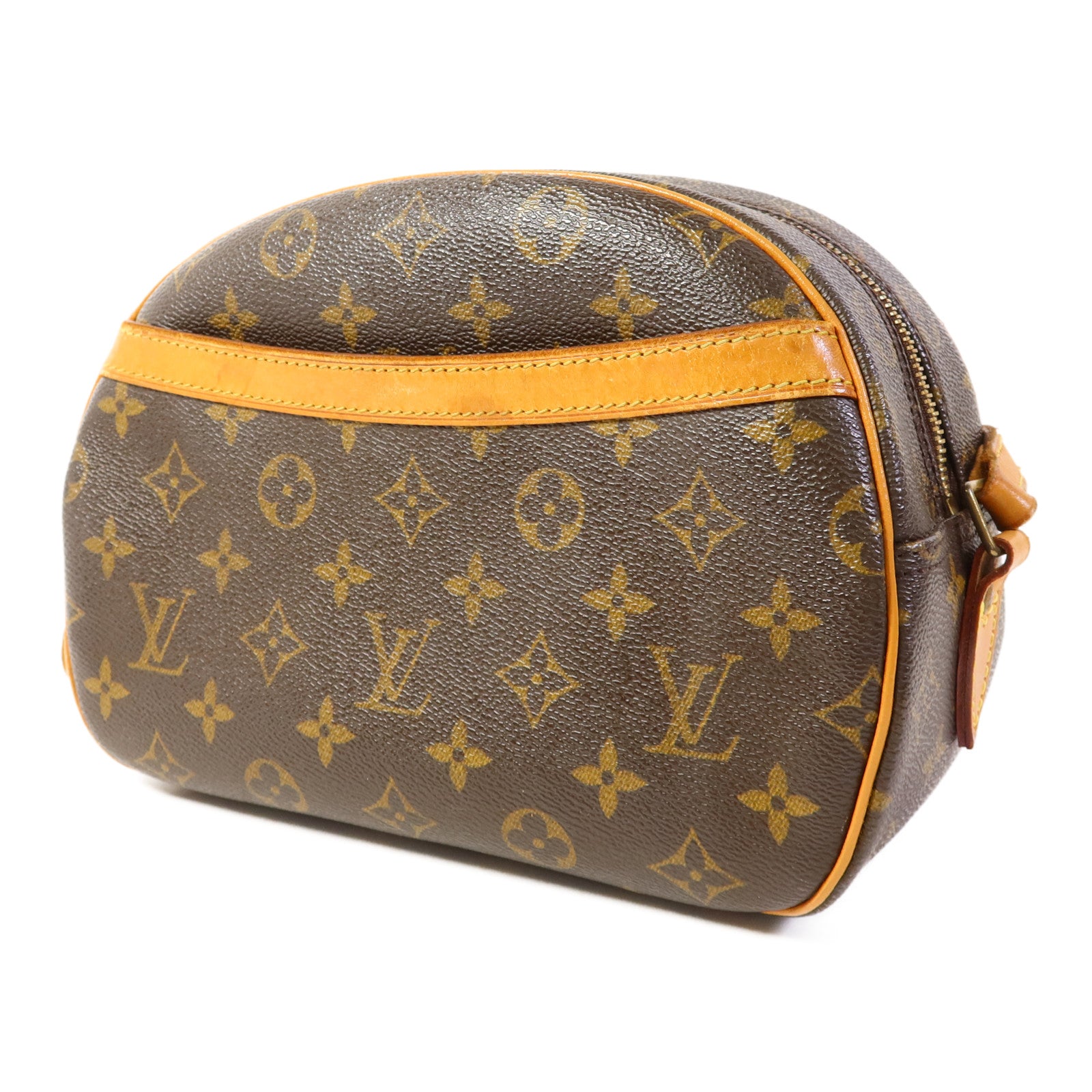 LOUIS VUITTON Monogram Blois金扣肩背袋棕色