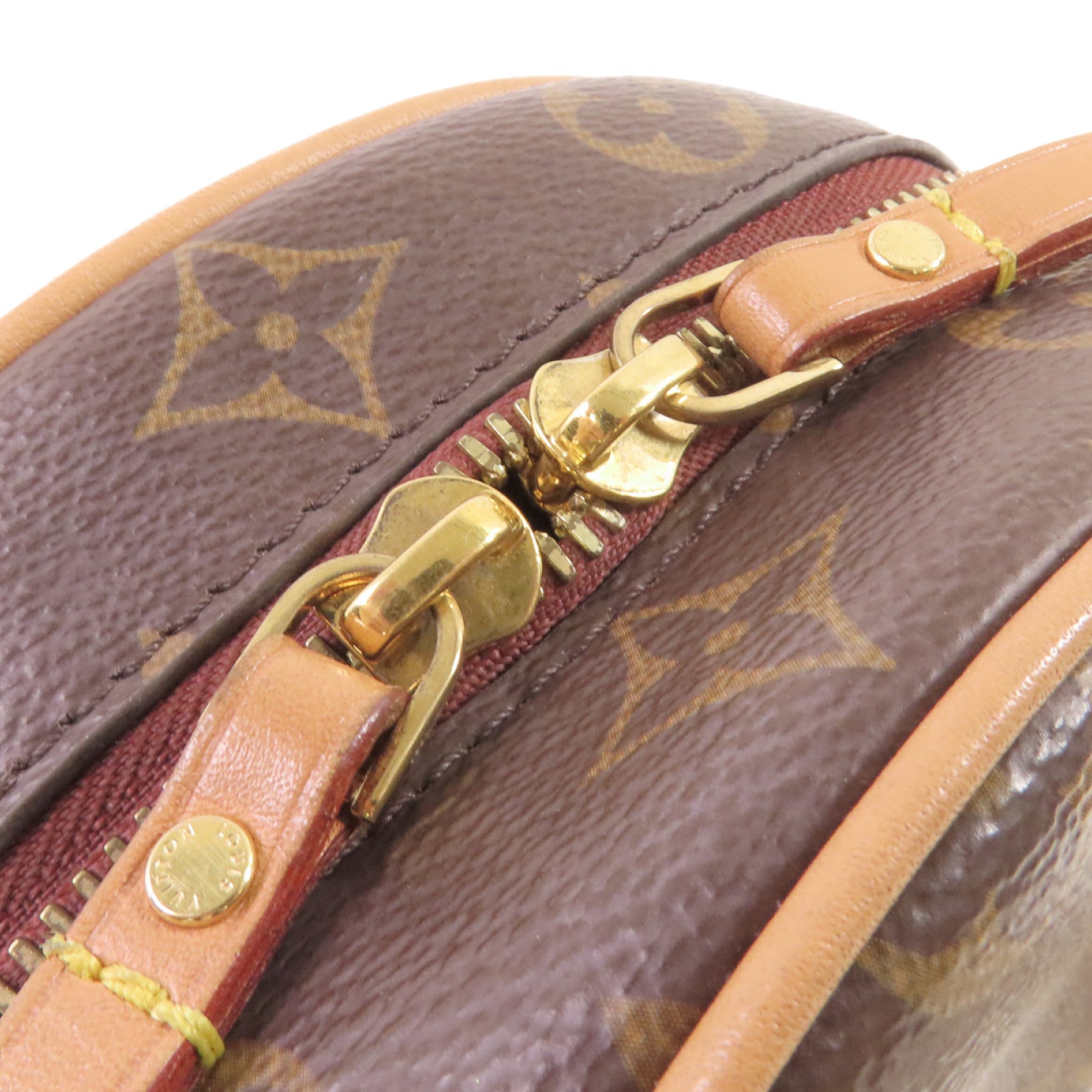 LOUIS VUITTON Monogram Boite Chapeau Souple Shoulder Bag金扣肩背袋啡色