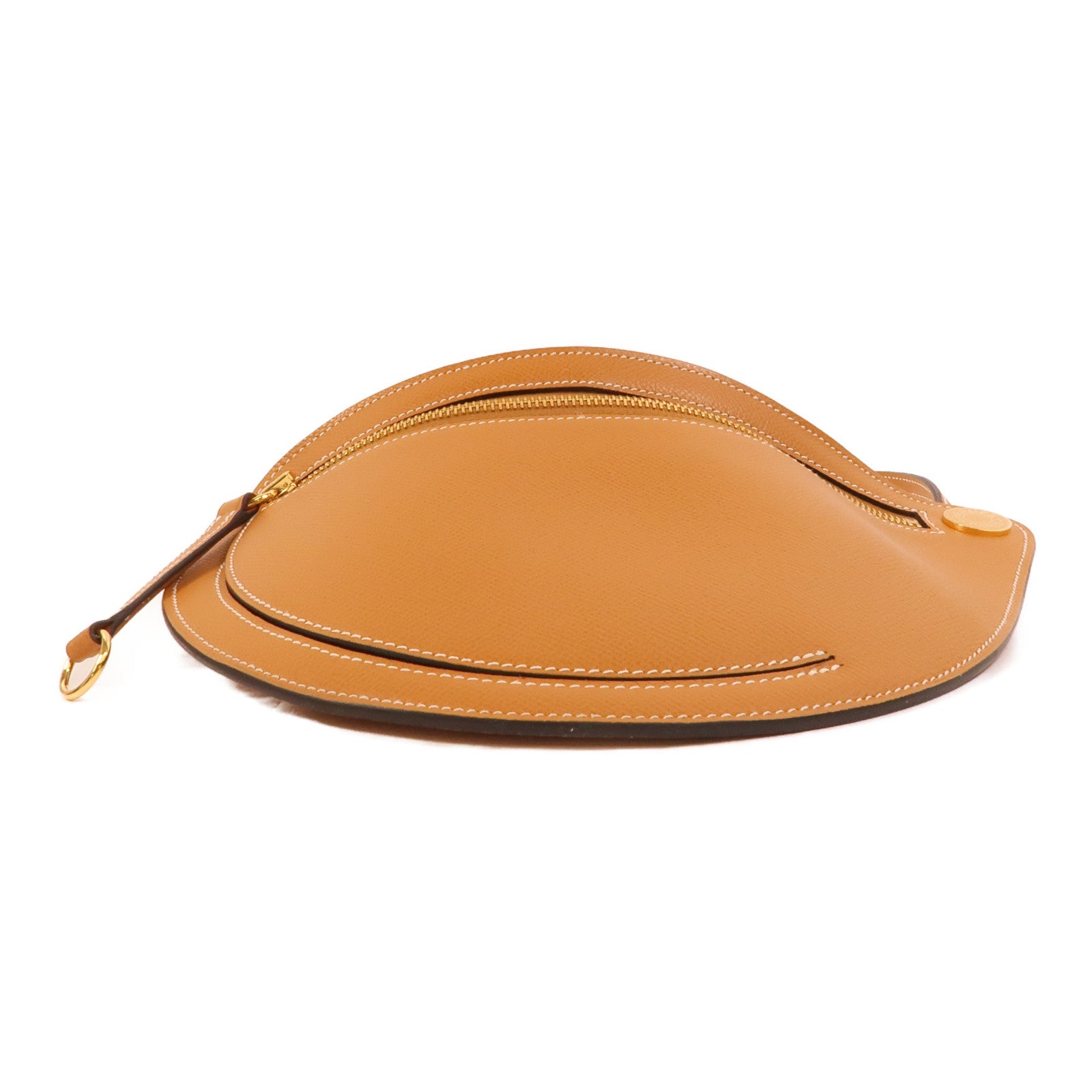 HERMES Epsom皮革Petite Course肩背袋Gold