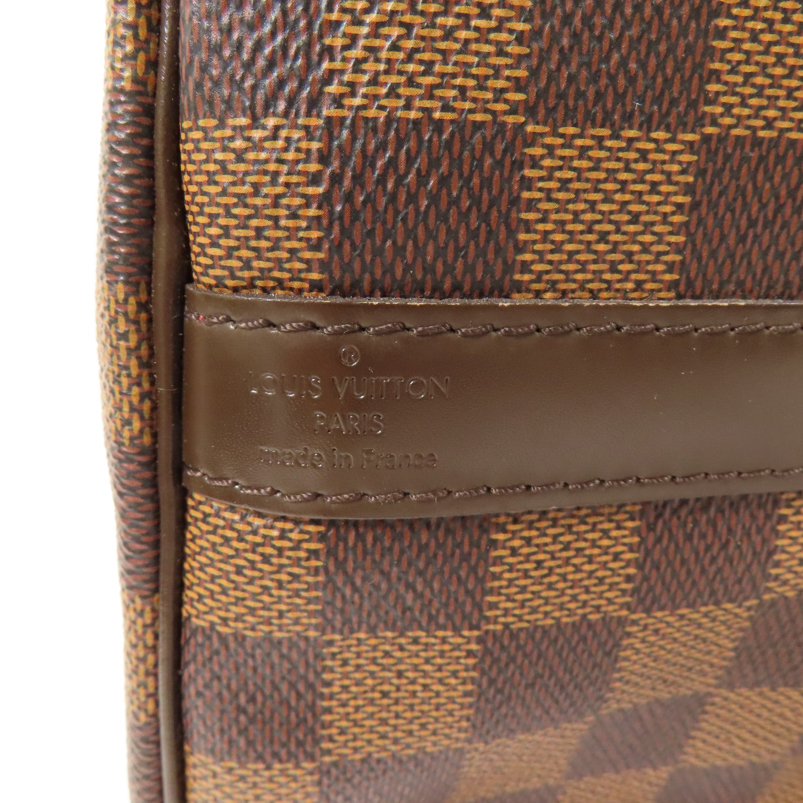 LOUIS VUITTON LV GHW Speedy 30 Handbag N41183 Damier Ebene Brown