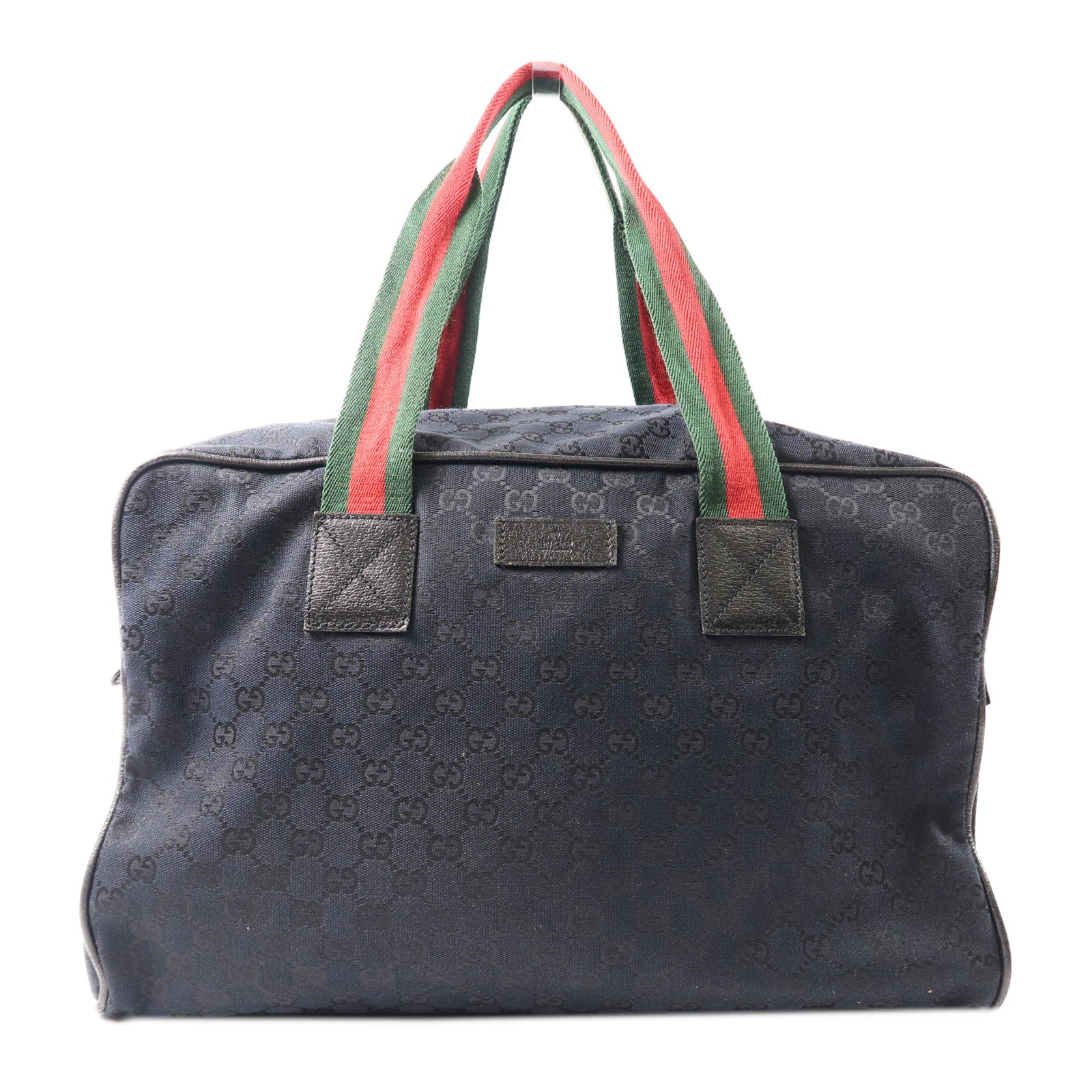 GUCCI 帆布Tote Bag肩背袋黑色
