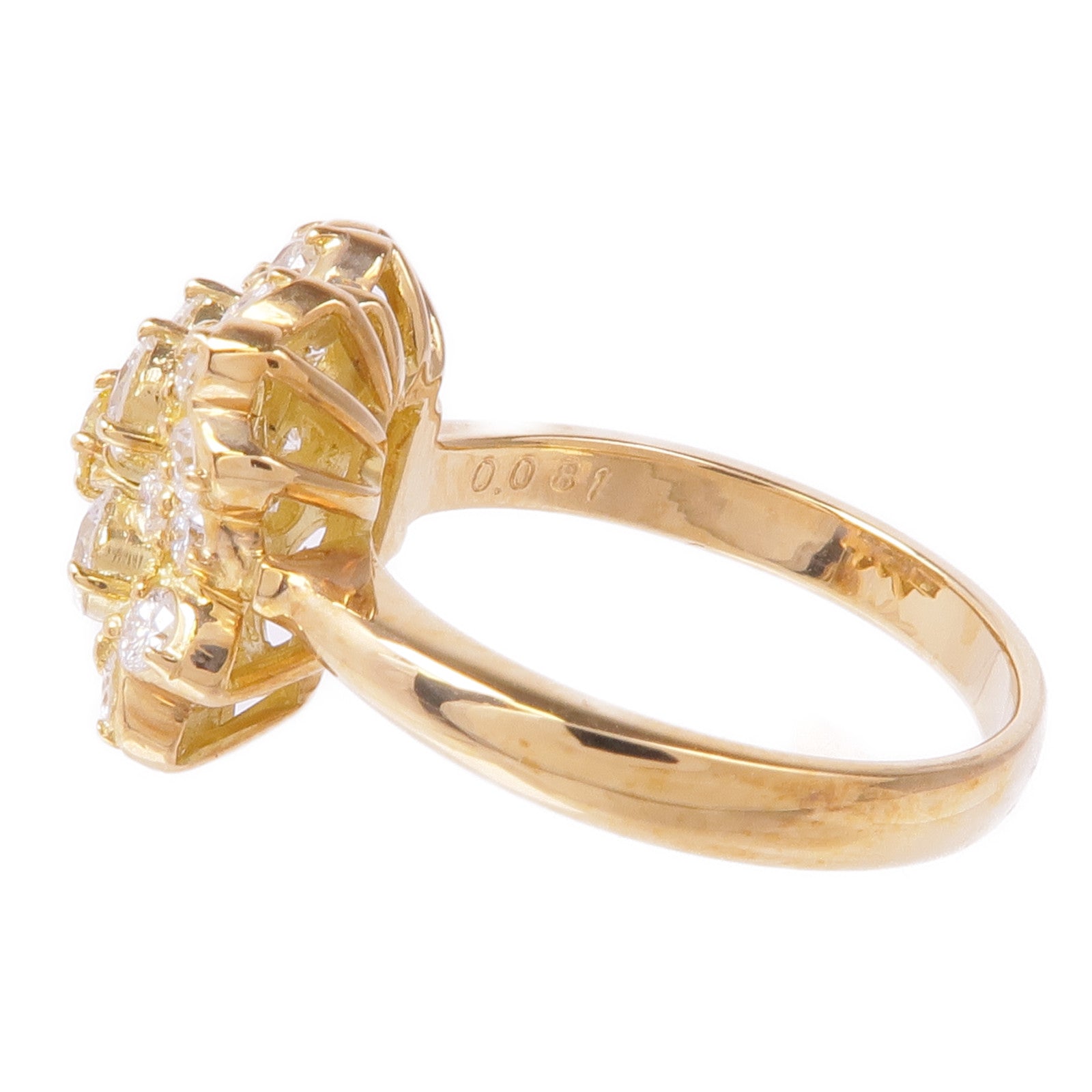 JEWELRY 18K黃金Diamond Ring鑽石戒指US#5.5