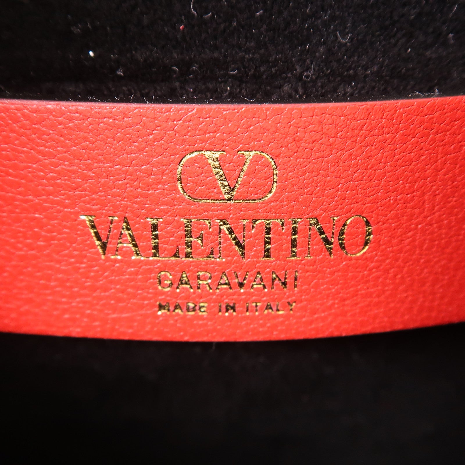 Valentino 牛皮皮革Bucket Bag金扣手挽肩背兩用袋