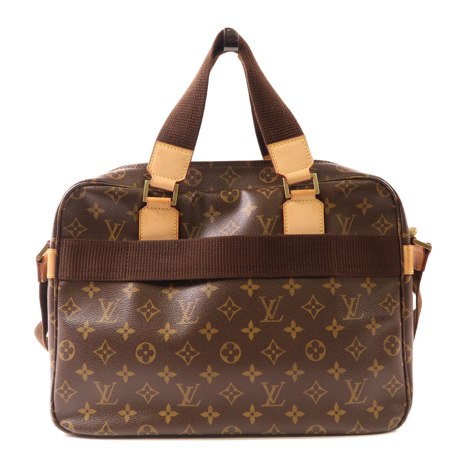 LOUIS VUITTON Monogram Sac Bosphore金扣手挽肩背兩用袋