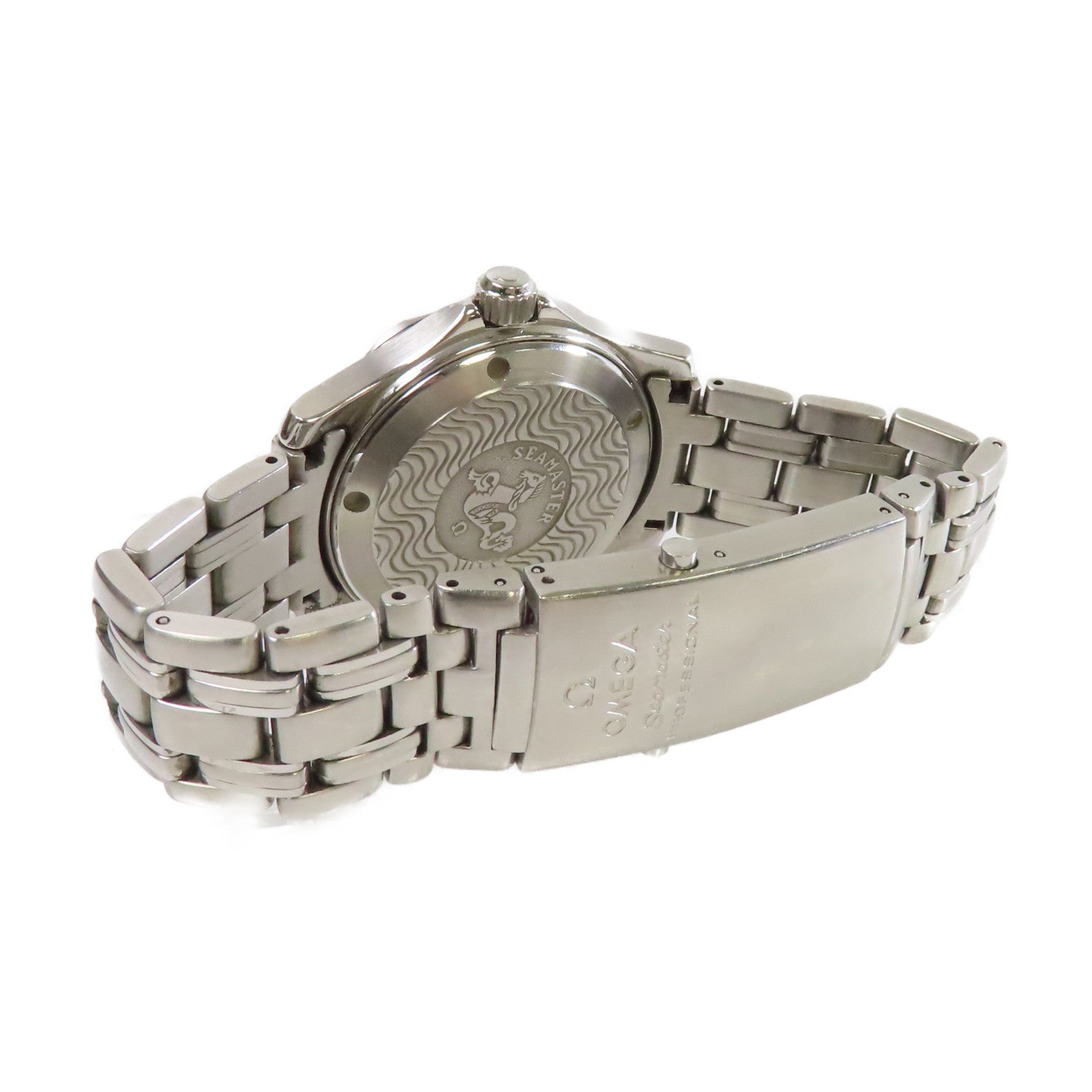 OMEGA Seamaster 33mm Watch不鏽鋼自動機芯手錶深藍色