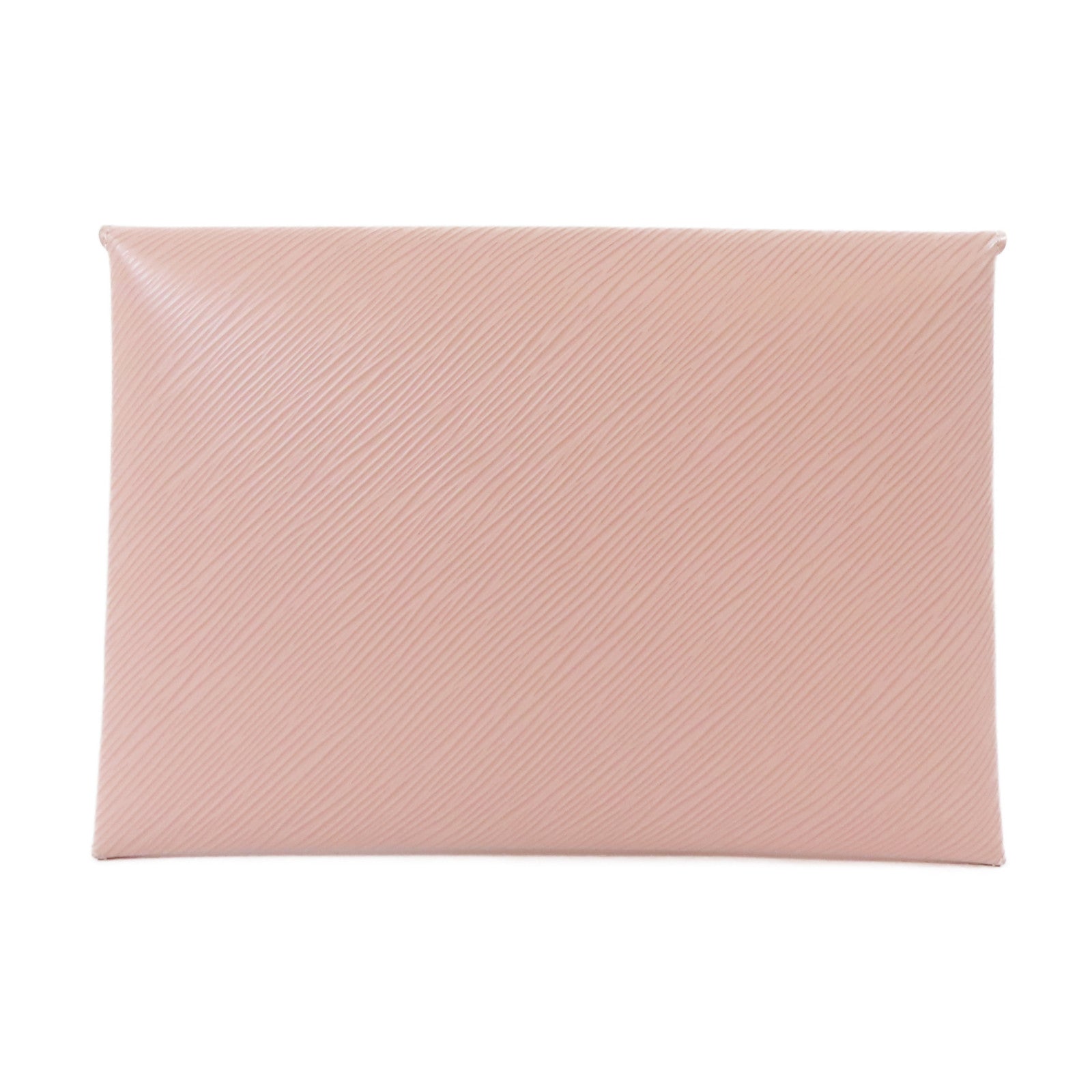 LOUIS VUITTON Epi Pochette Kirigami銀扣小袋粉紅色/紅色/深紅色
