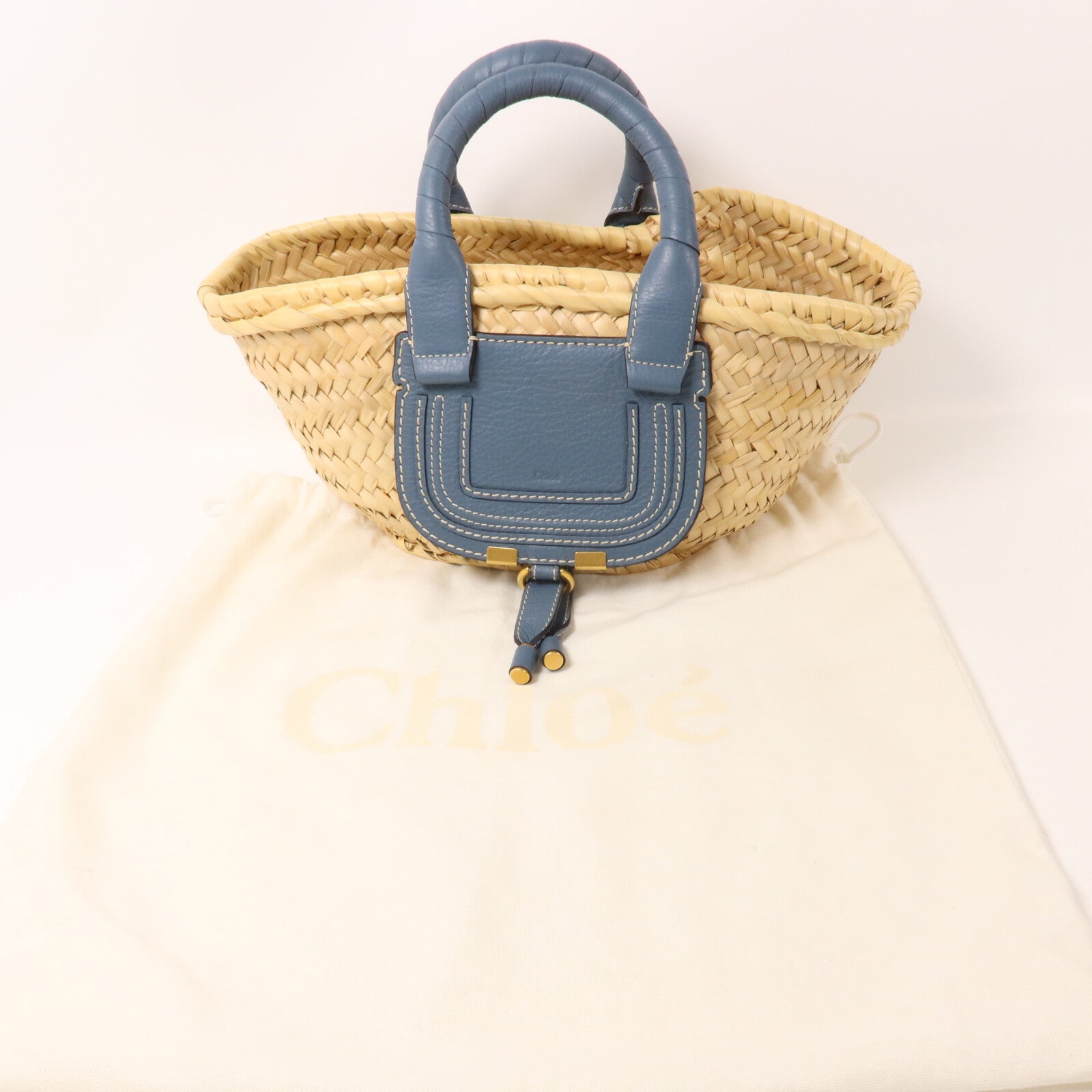 Chloe Raffia Marcie Busket手挽袋