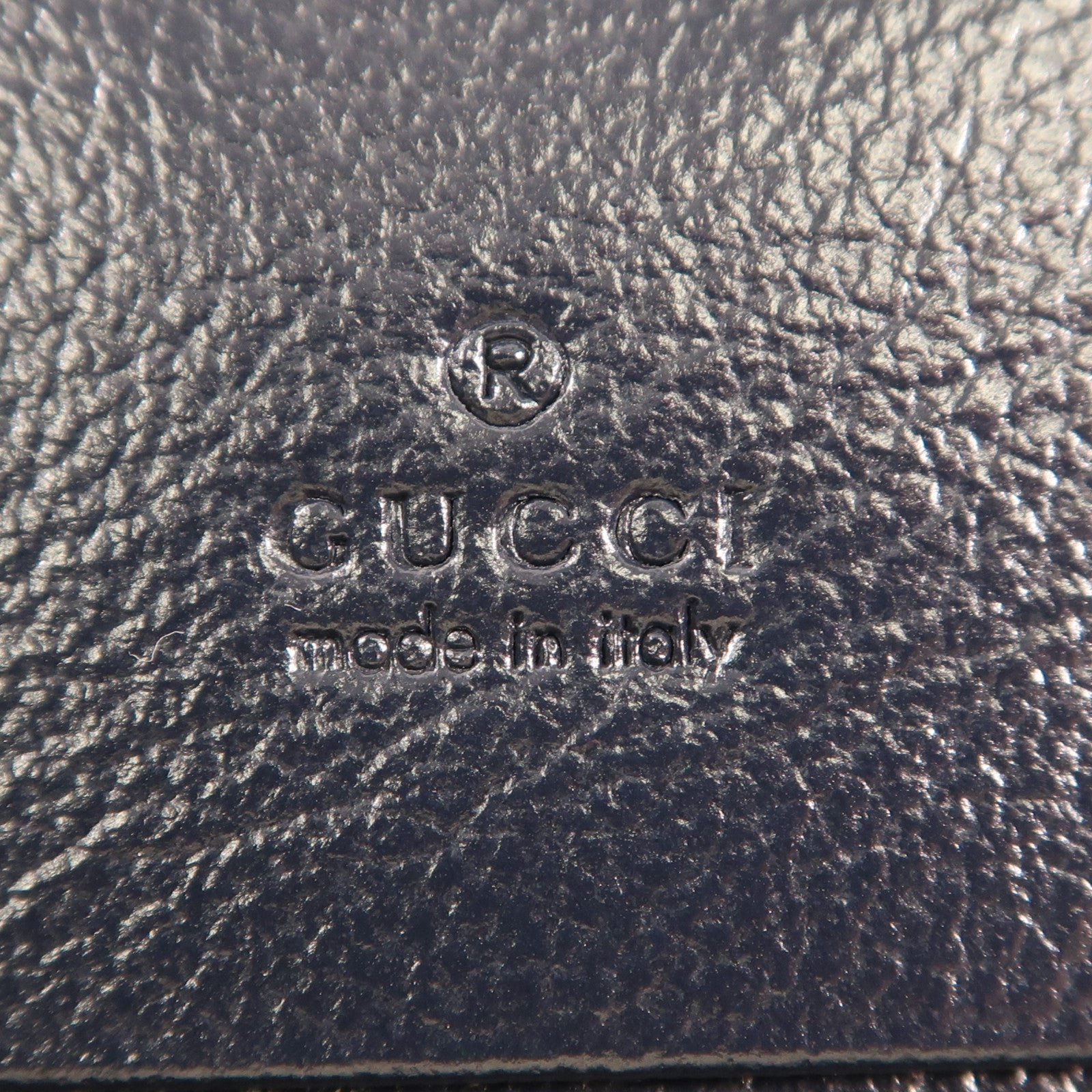 GUCCI 帆布/牛皮皮革Wallet銀扣錢包