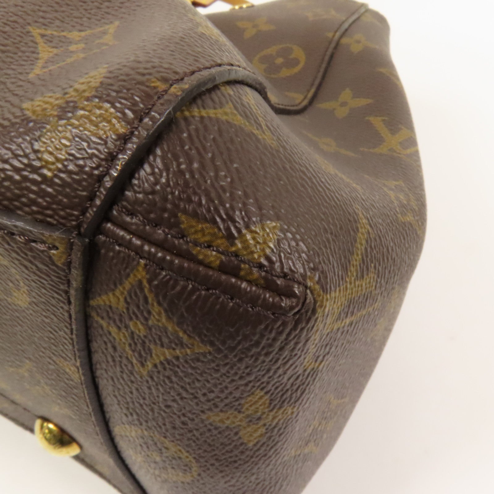 LOUIS VUITTON Monogram Montaigne MM金扣手挽肩背兩用袋