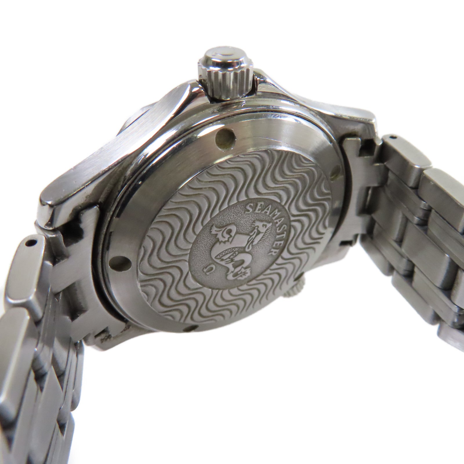 OMEGA Seamaster 33mm Watch不鏽鋼自動機芯手錶深藍色