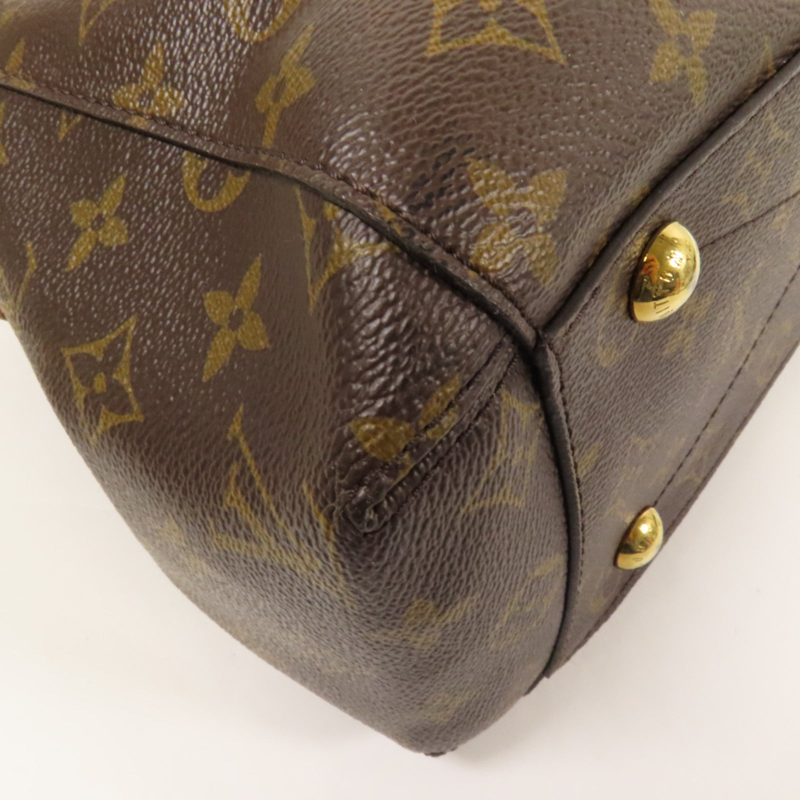 LOUIS VUITTON Monogram Montaigne MM金扣手挽肩背兩用袋