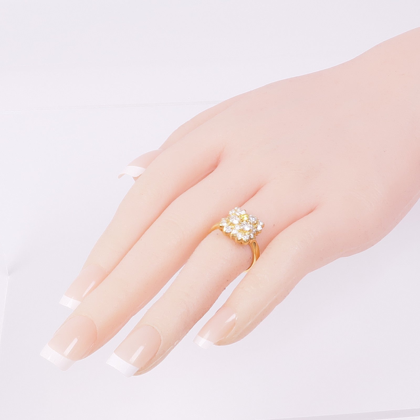 JEWELRY 18K黃金Diamond Ring鑽石戒指US#5.5