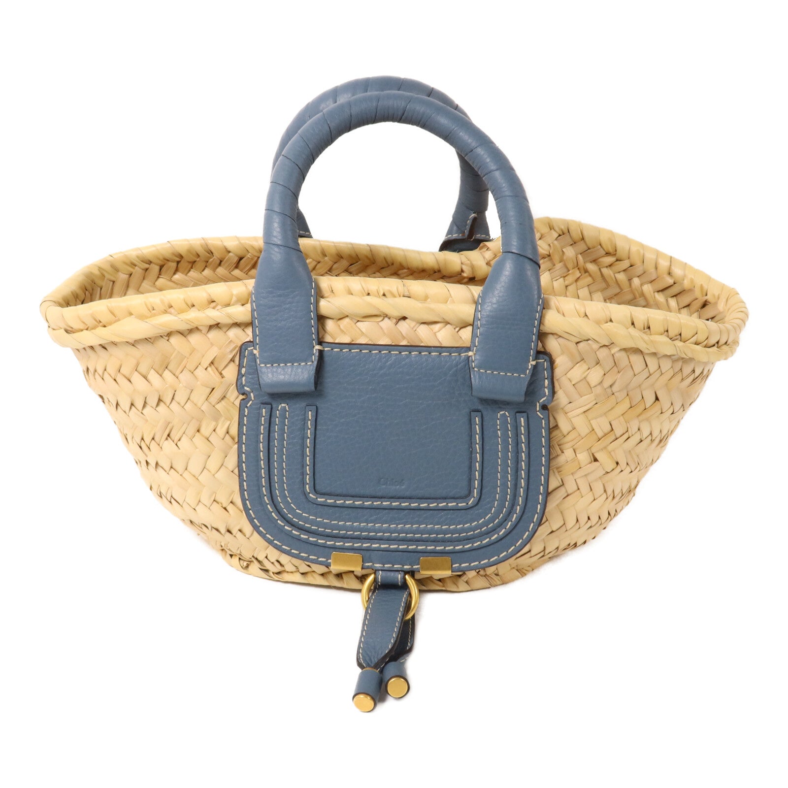 Chloe Raffia Marcie Busket手挽袋